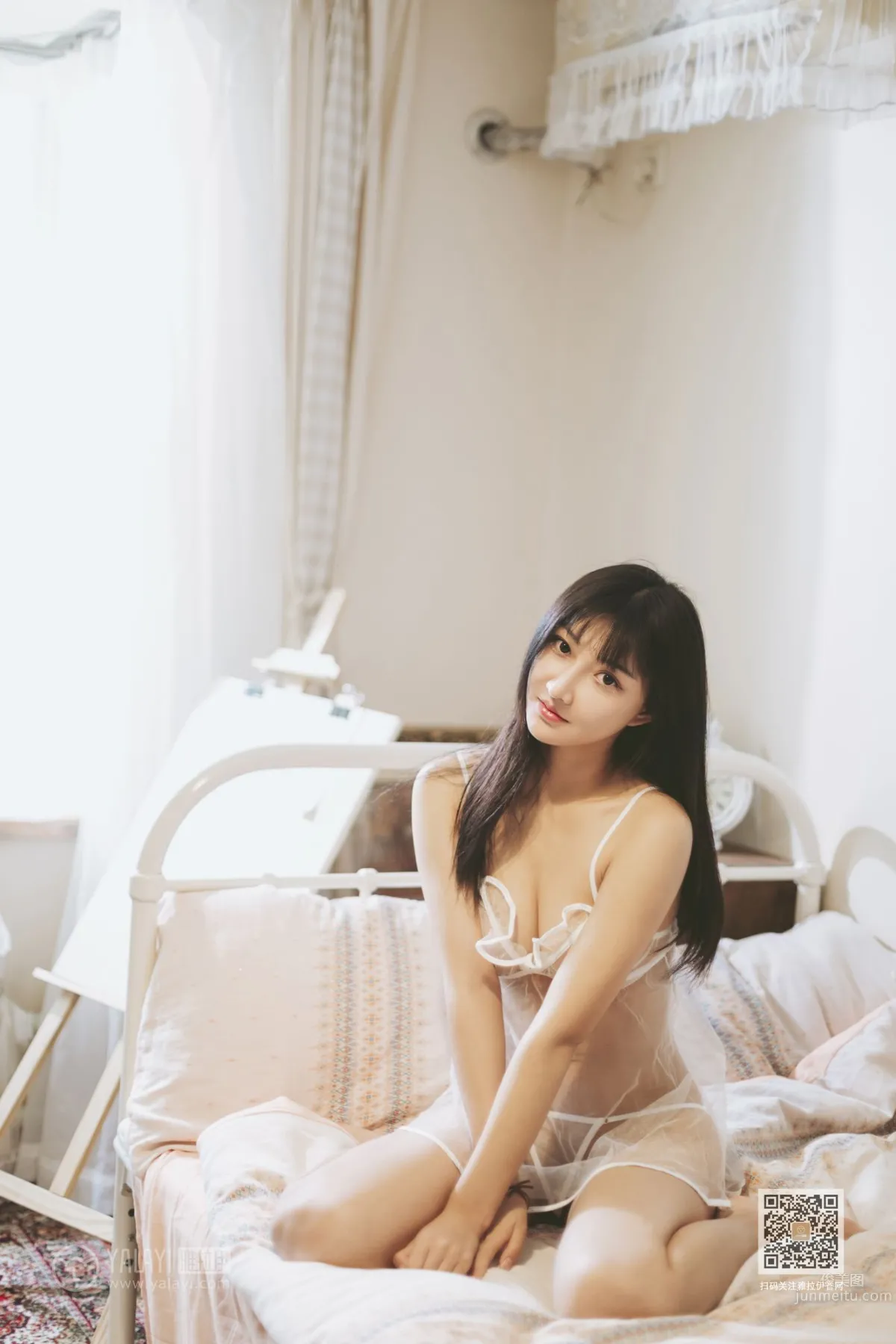 [YALAYI] 2019.12.13 No.489 Skin Shirt Through Bone Han Xi photo 7