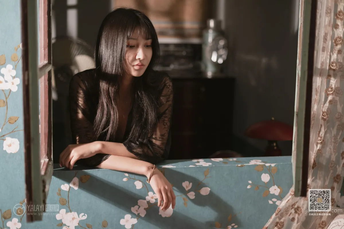 [YALAYI] 2019.12.18 No.494 Curtain-Rolled Beauty with Graceful Charm, Han Xi photo 38
