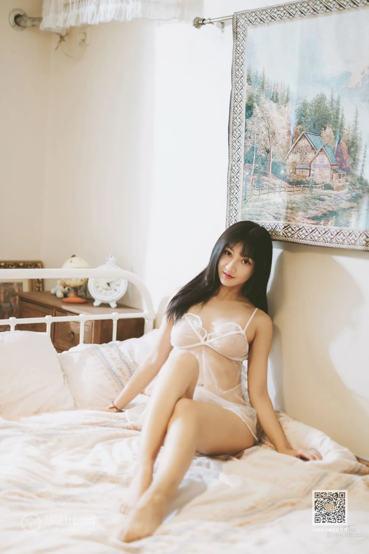 [YALAYI] 2019.12.13 No.489 Skin Shirt Through Bone Han Xi photo 15