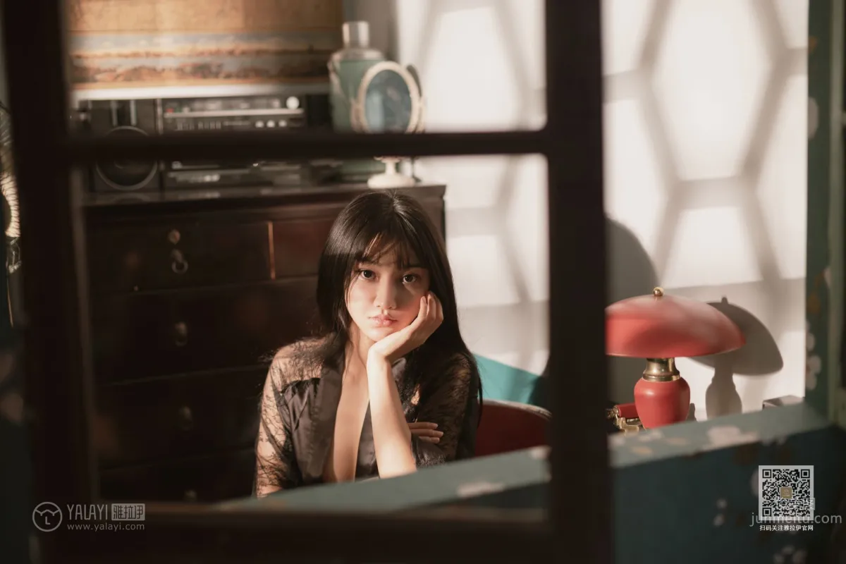 [YALAYI] 2019.12.18 No.494 Curtain-Rolled Beauty with Graceful Charm, Han Xi photo 40