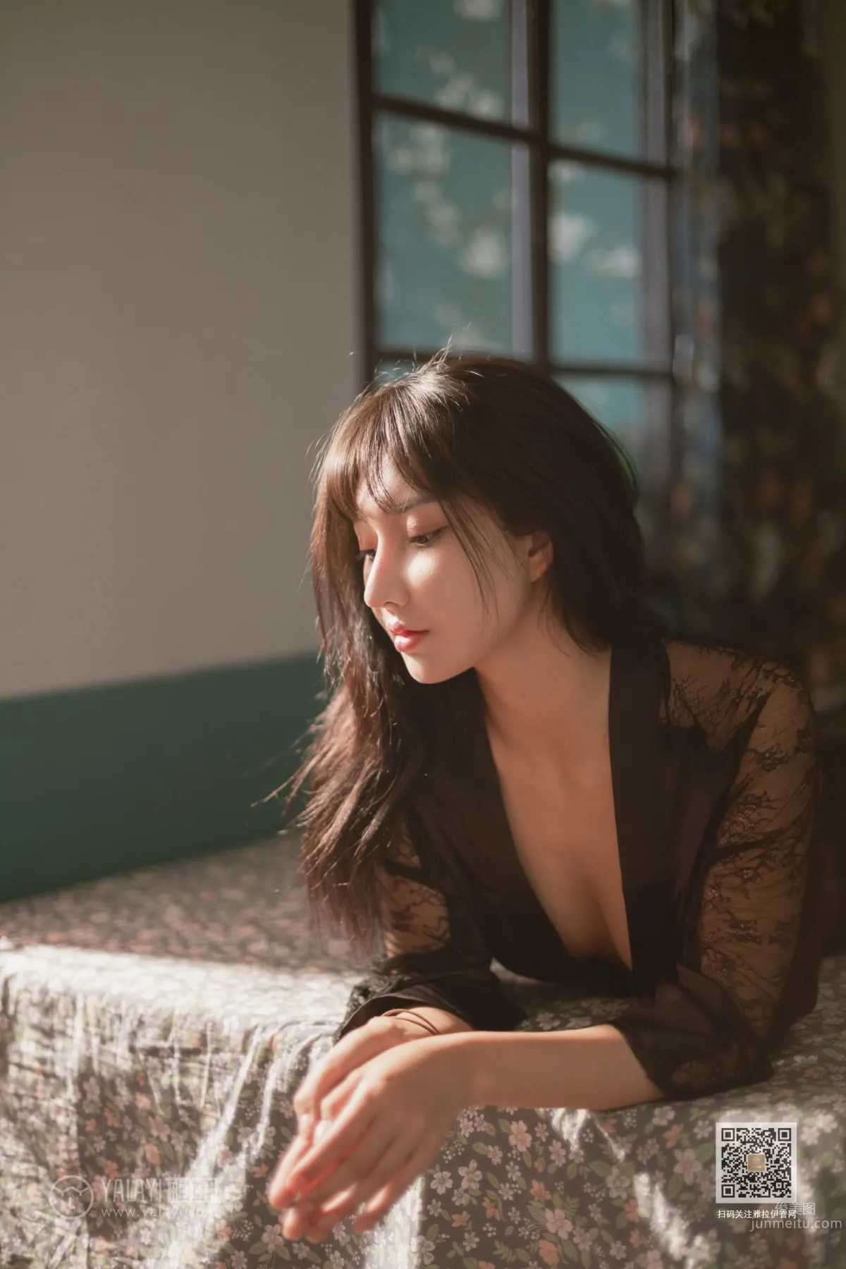 [YALAYI] 2019.12.18 No.494 Curtain-Rolled Beauty with Graceful Charm, Han Xi photo 12