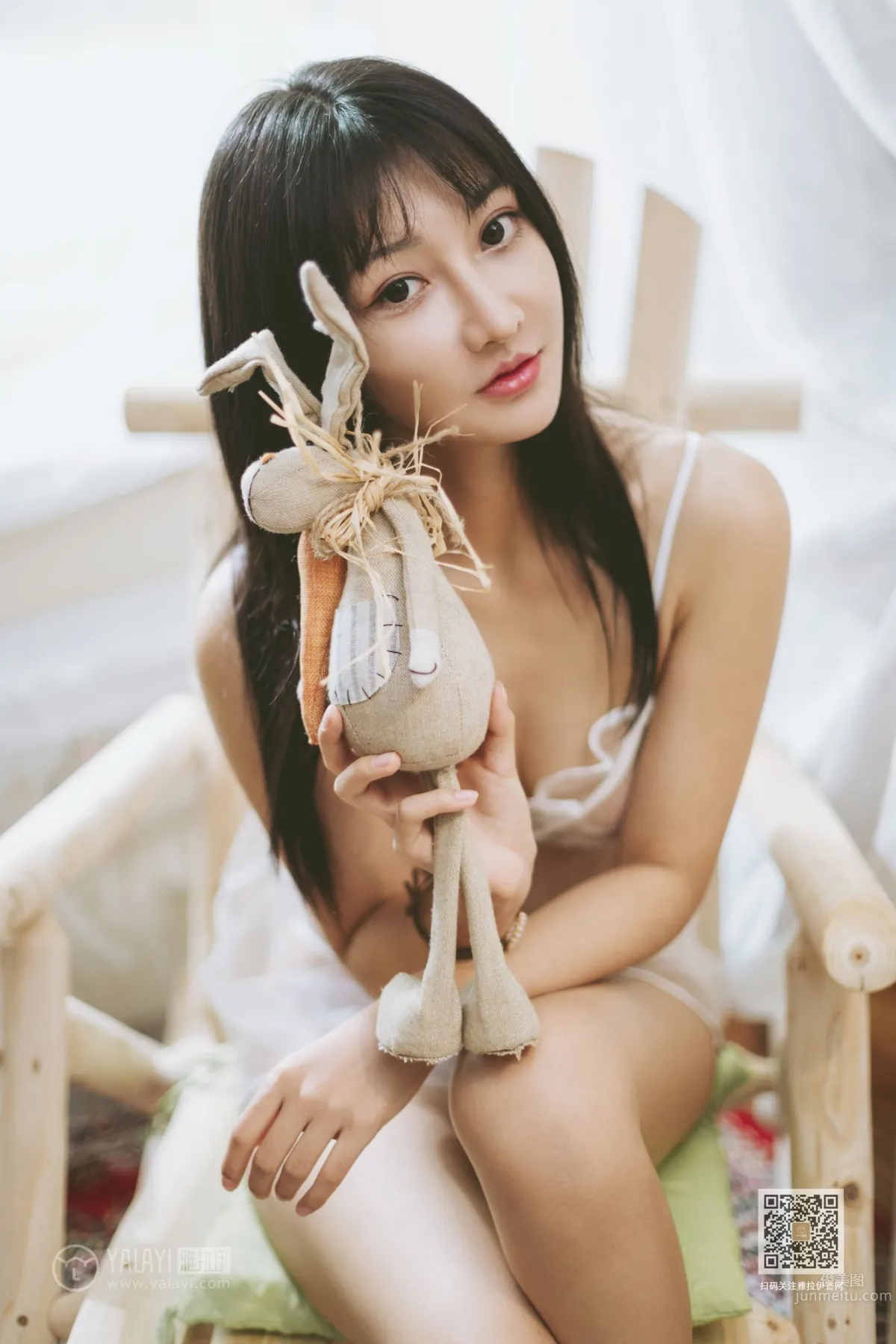 [YALAYI] 2019.12.13 No.489 Skin Shirt Through Bone Han Xi photo 41
