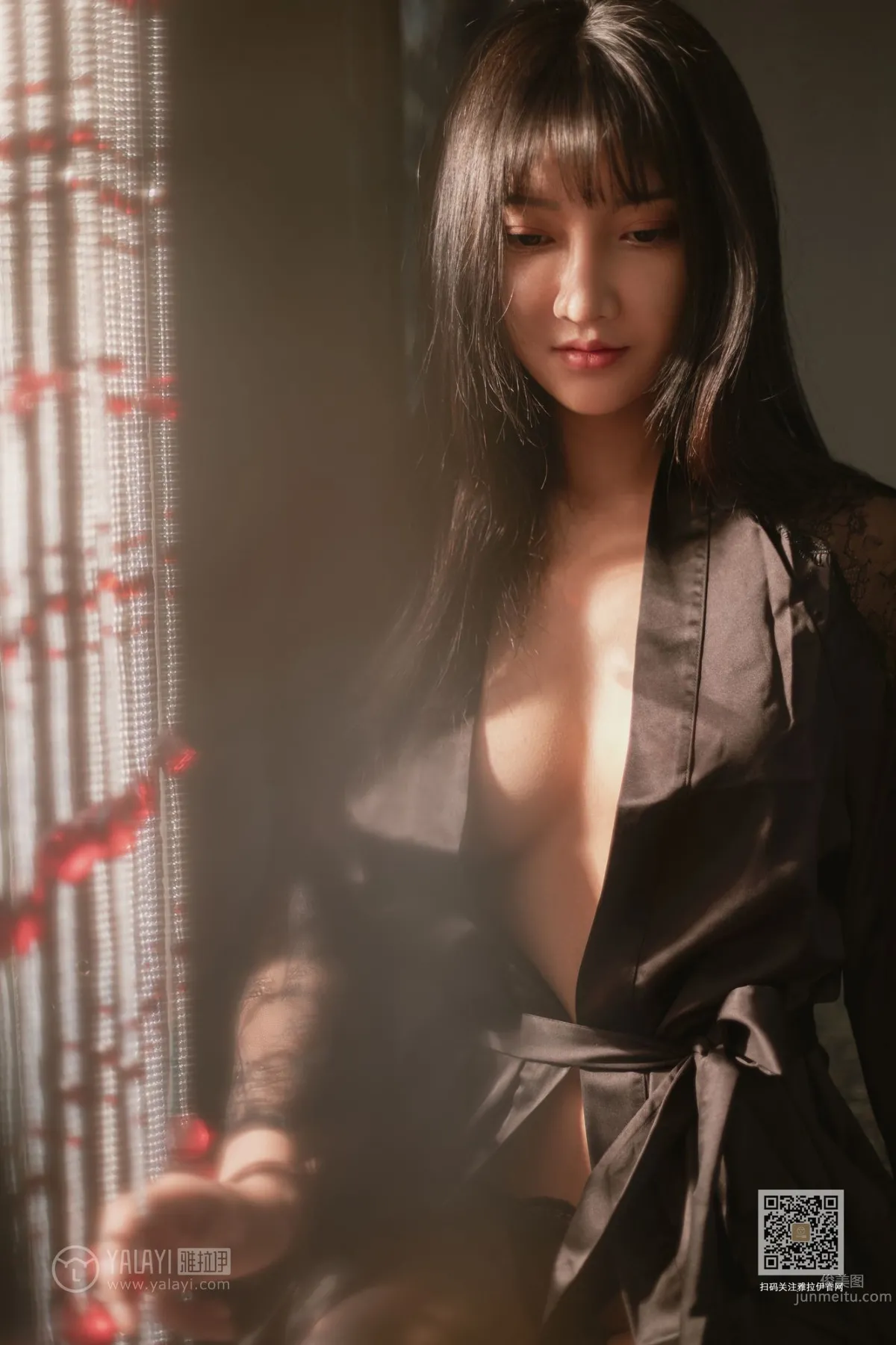 [YALAYI] 2019.12.18 No.494 Curtain-Rolled Beauty with Graceful Charm, Han Xi photo 23