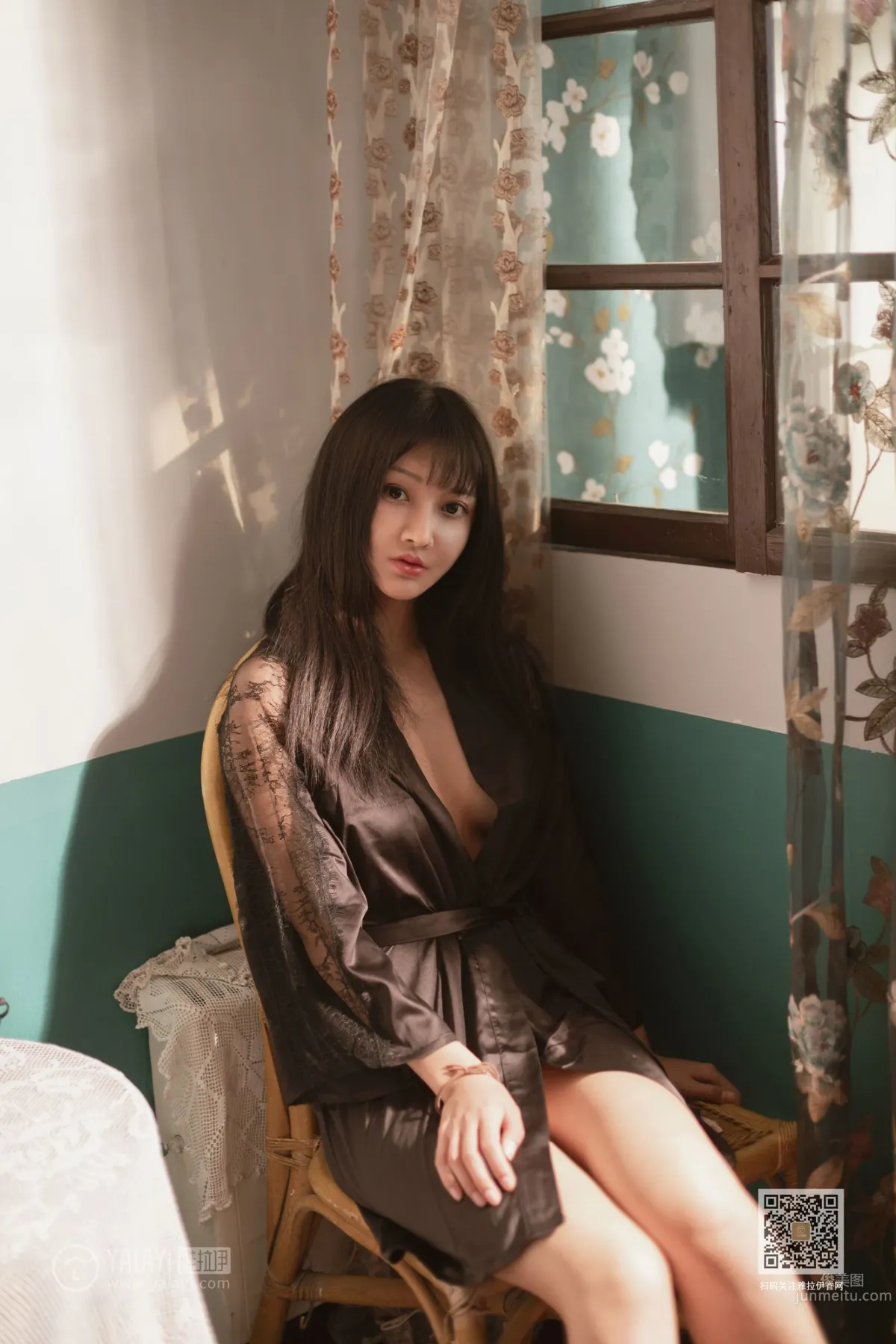 [YALAYI] 2019.12.18 No.494 Curtain-Rolled Beauty with Graceful Charm, Han Xi photo 29