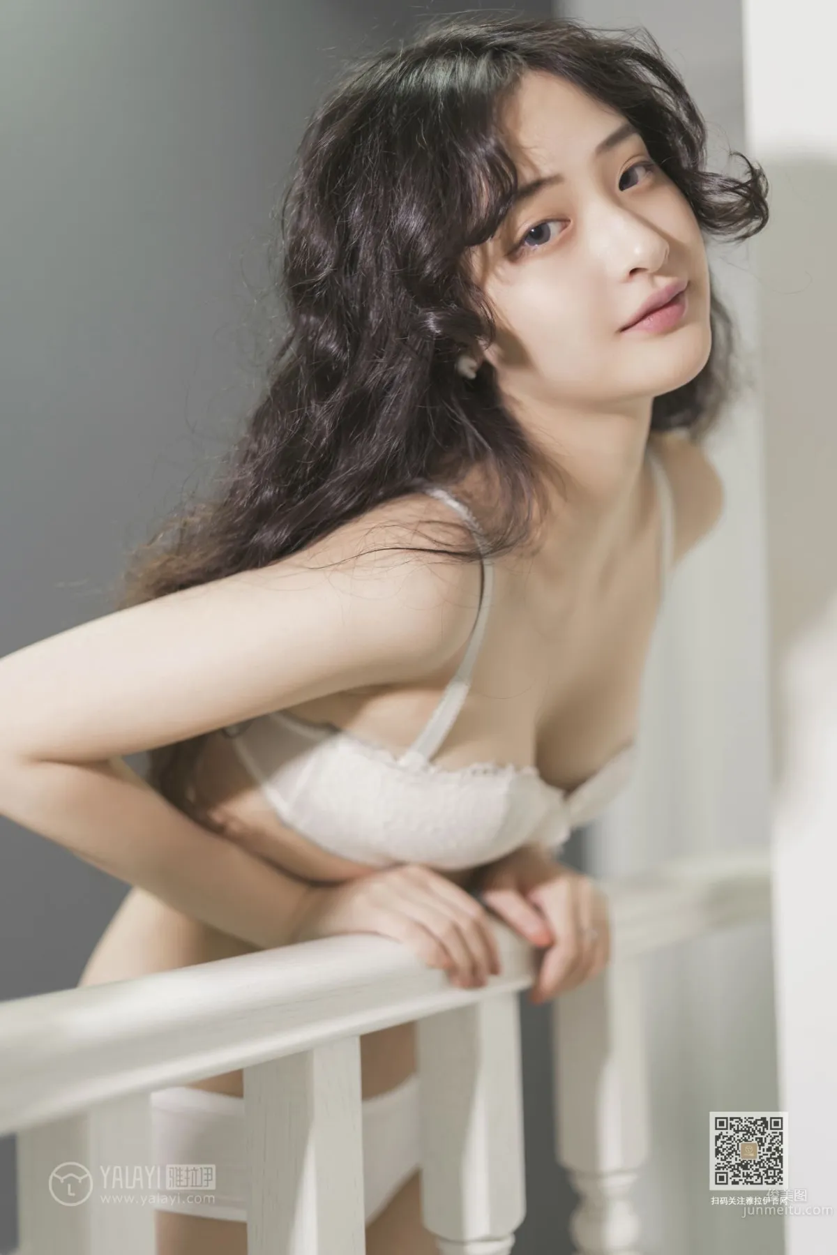 [YALAYI] 2019.11.23 No.474 Blowing Off the White Dress Xi Zi photo 53