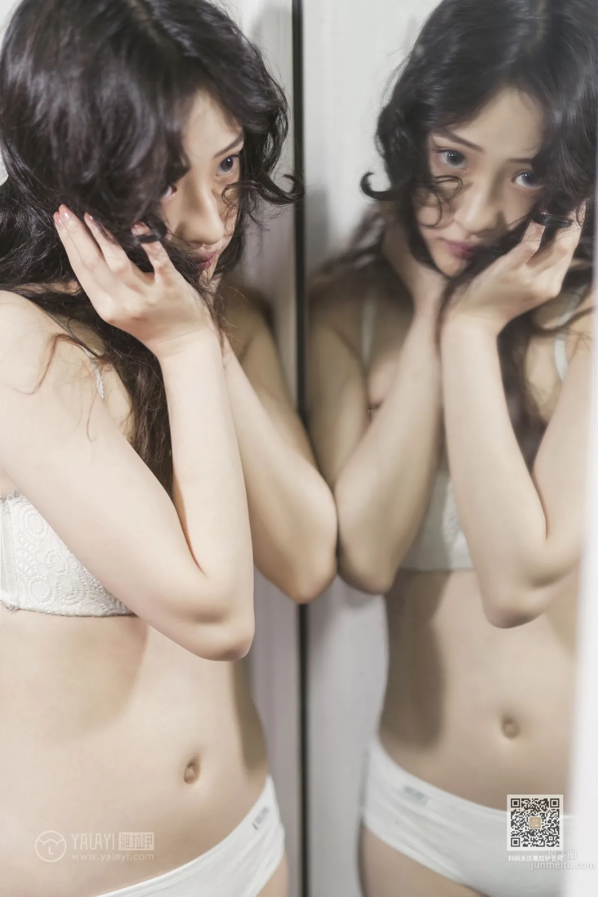 [YALAYI] 2019.11.23 No.474 Blowing Off the White Dress Xi Zi photo 14