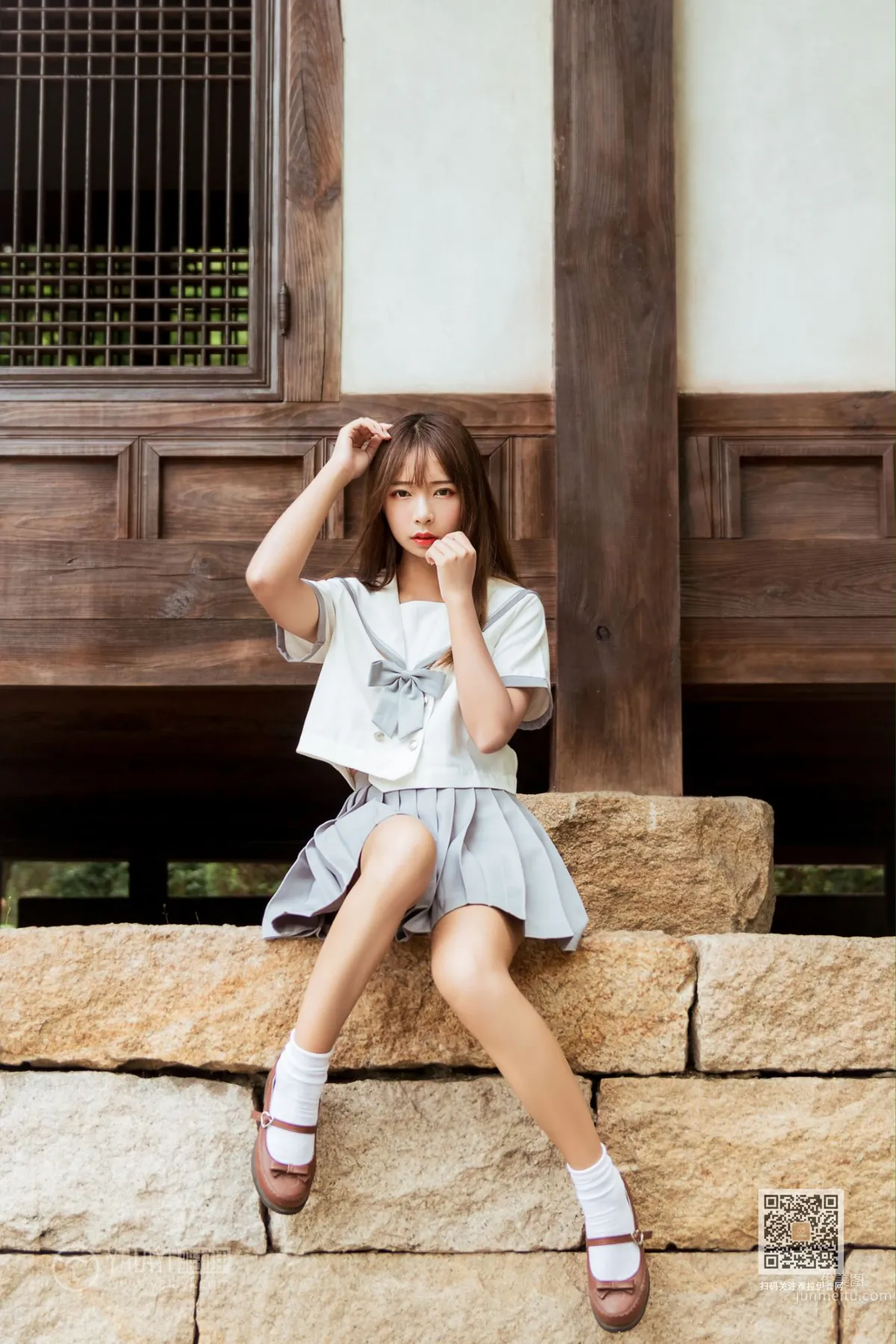 [YALAYI] 2019.11.22 No.471 Yuexiu Pleated Skirt Girl, A He photo 3