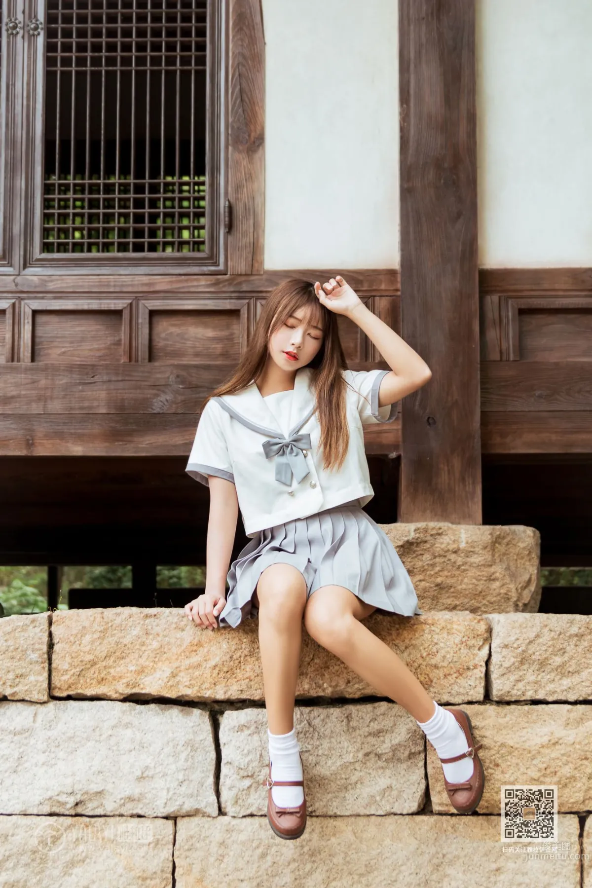 [YALAYI] 2019.11.22 No.471 Yuexiu Pleated Skirt Girl, A He photo 14
