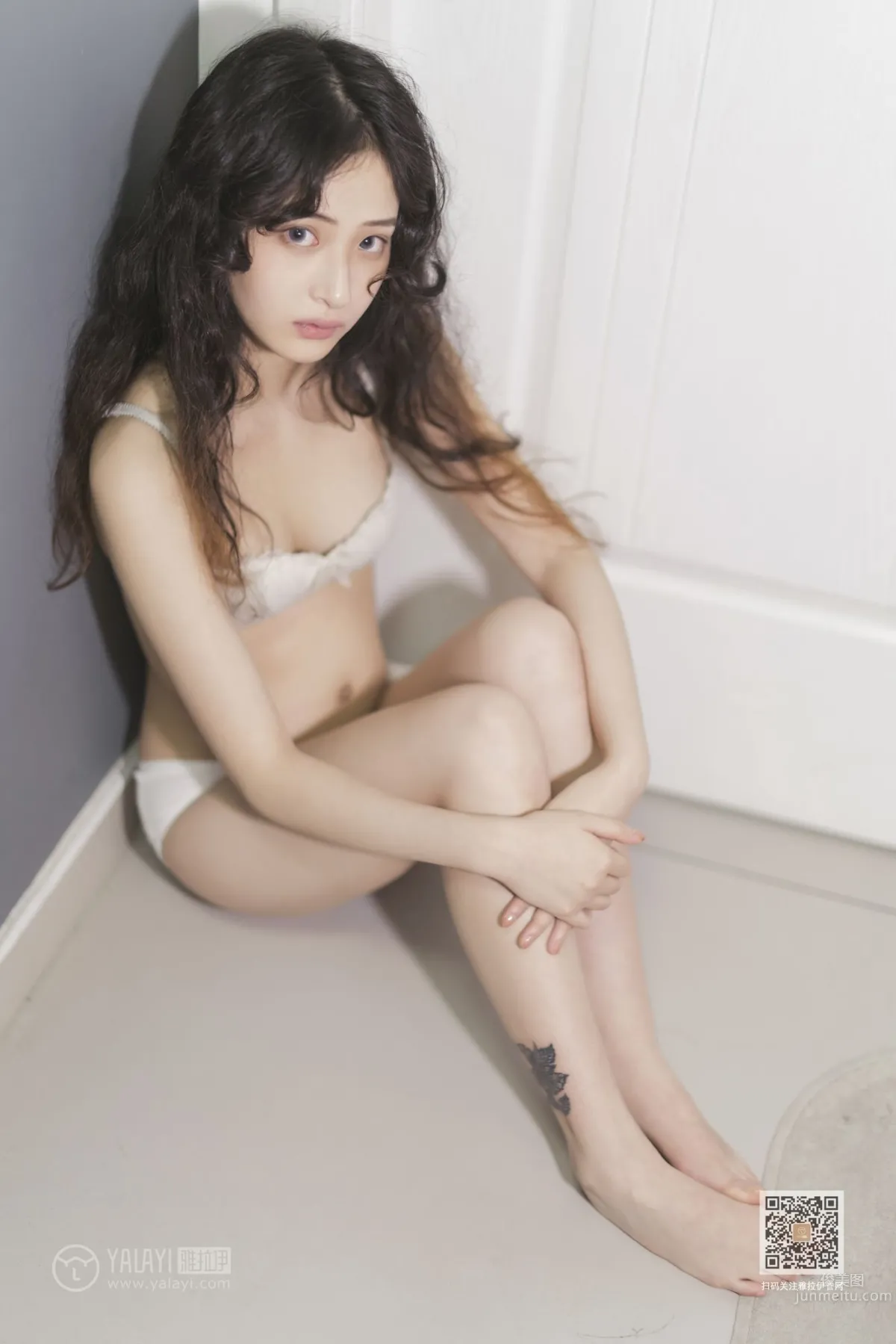 [YALAYI] 2019.11.23 No.474 Blowing Off the White Dress Xi Zi photo 29