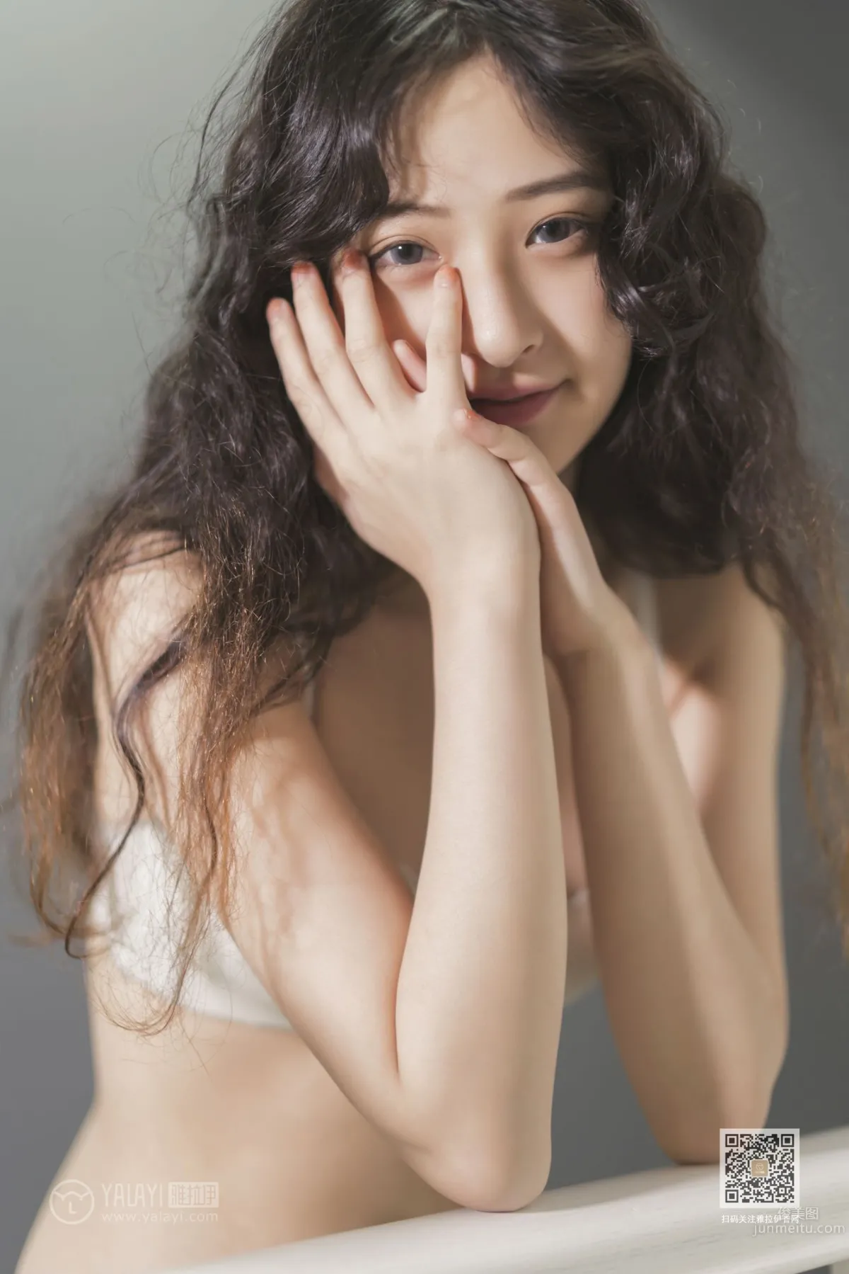 [YALAYI] 2019.11.23 No.474 Blowing Off the White Dress Xi Zi photo 54