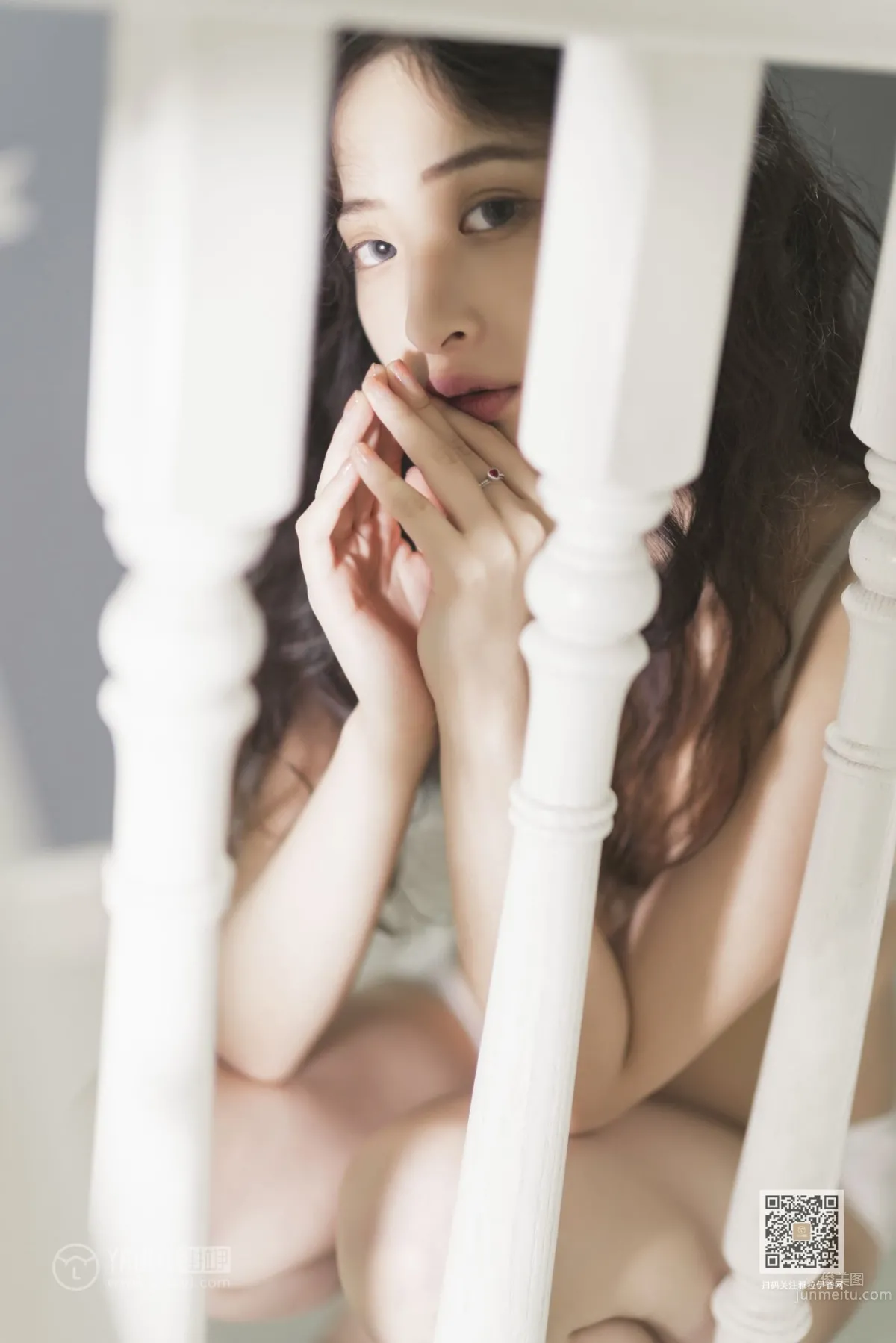 [YALAYI] 2019.11.23 No.474 Blowing Off the White Dress Xi Zi photo 57