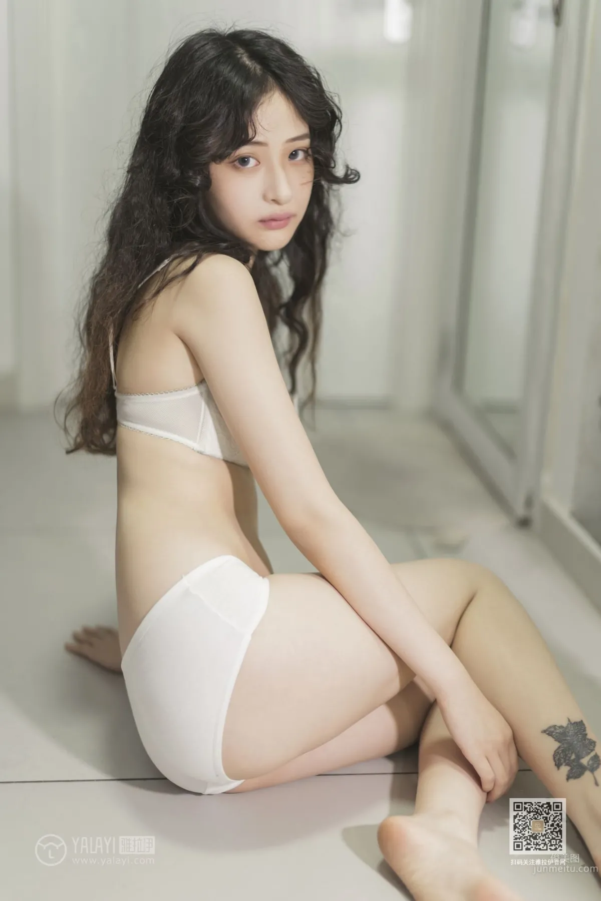 [YALAYI] 2019.11.23 No.474 Blowing Off the White Dress Xi Zi photo 3