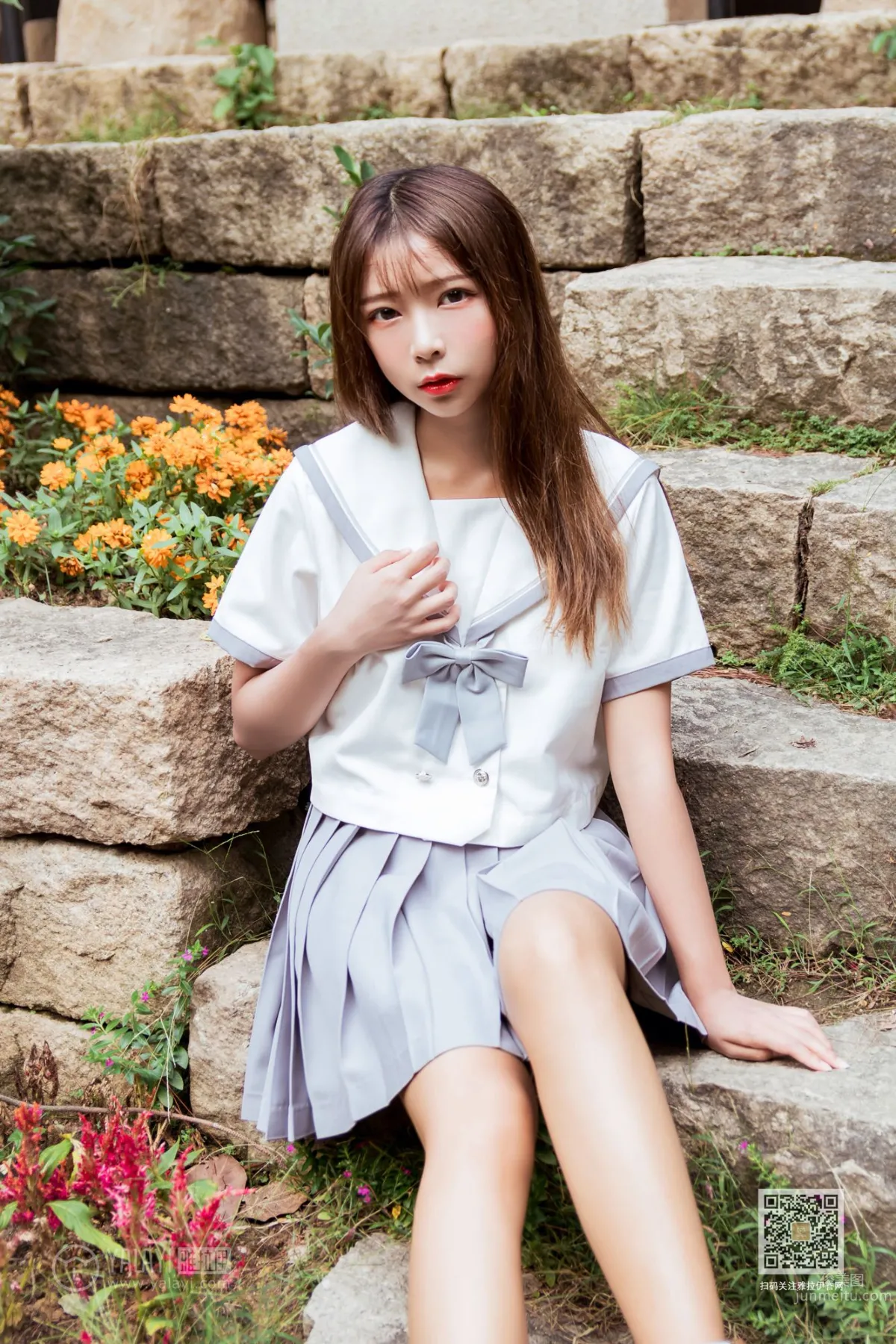 [YALAYI] 2019.11.22 No.471 Yuexiu Pleated Skirt Girl, A He photo 20