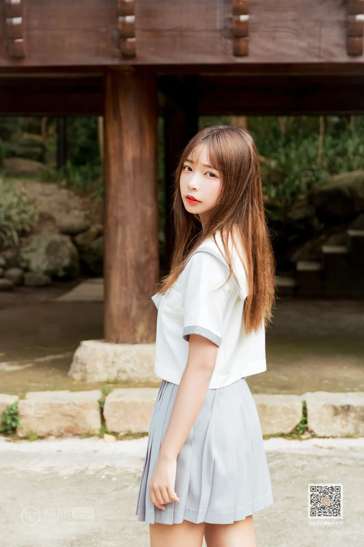 [YALAYI] 2019.11.22 No.471 Yuexiu Pleated Skirt Girl, A He photo 10