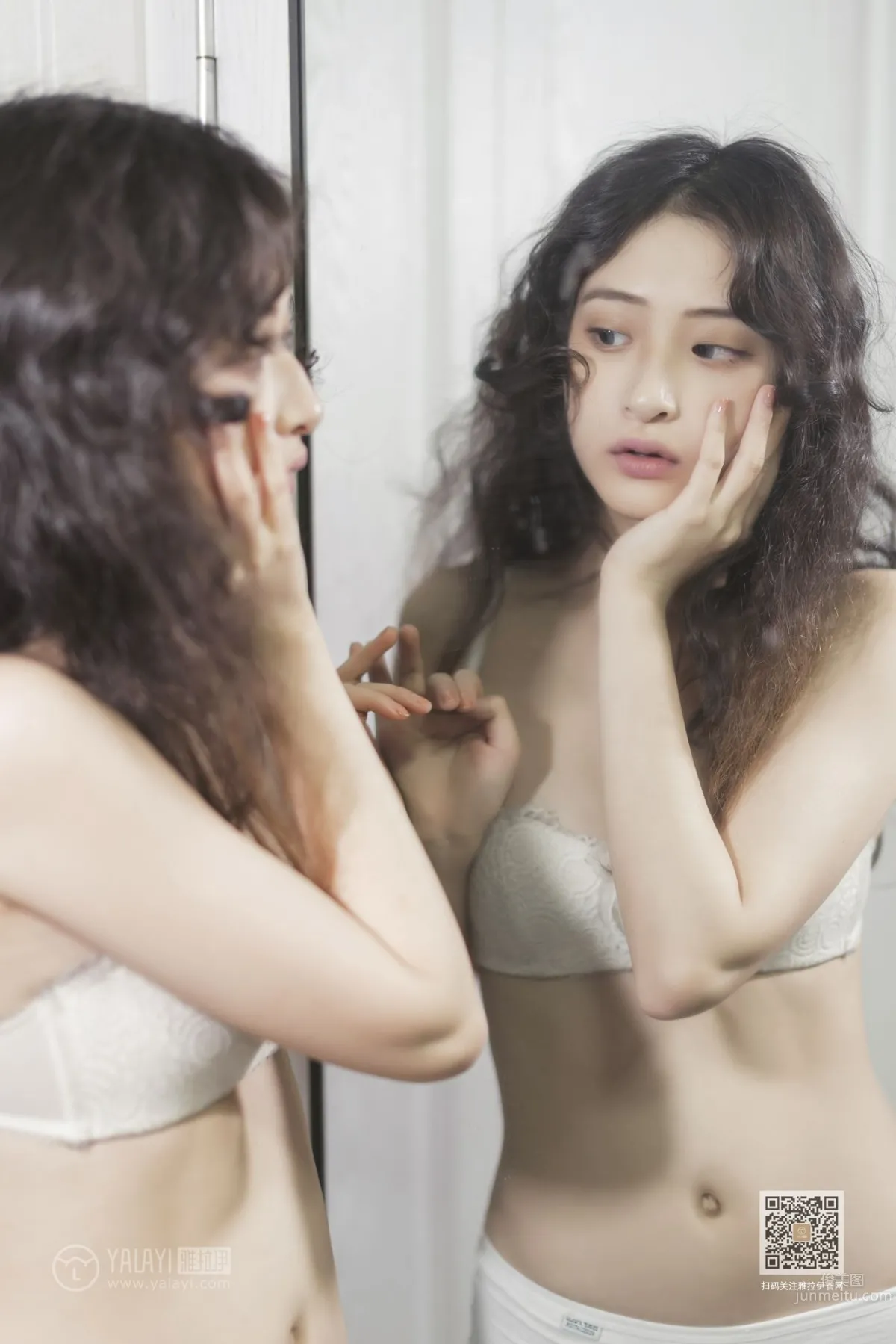 [YALAYI] 2019.11.23 No.474 Blowing Off the White Dress Xi Zi photo 11