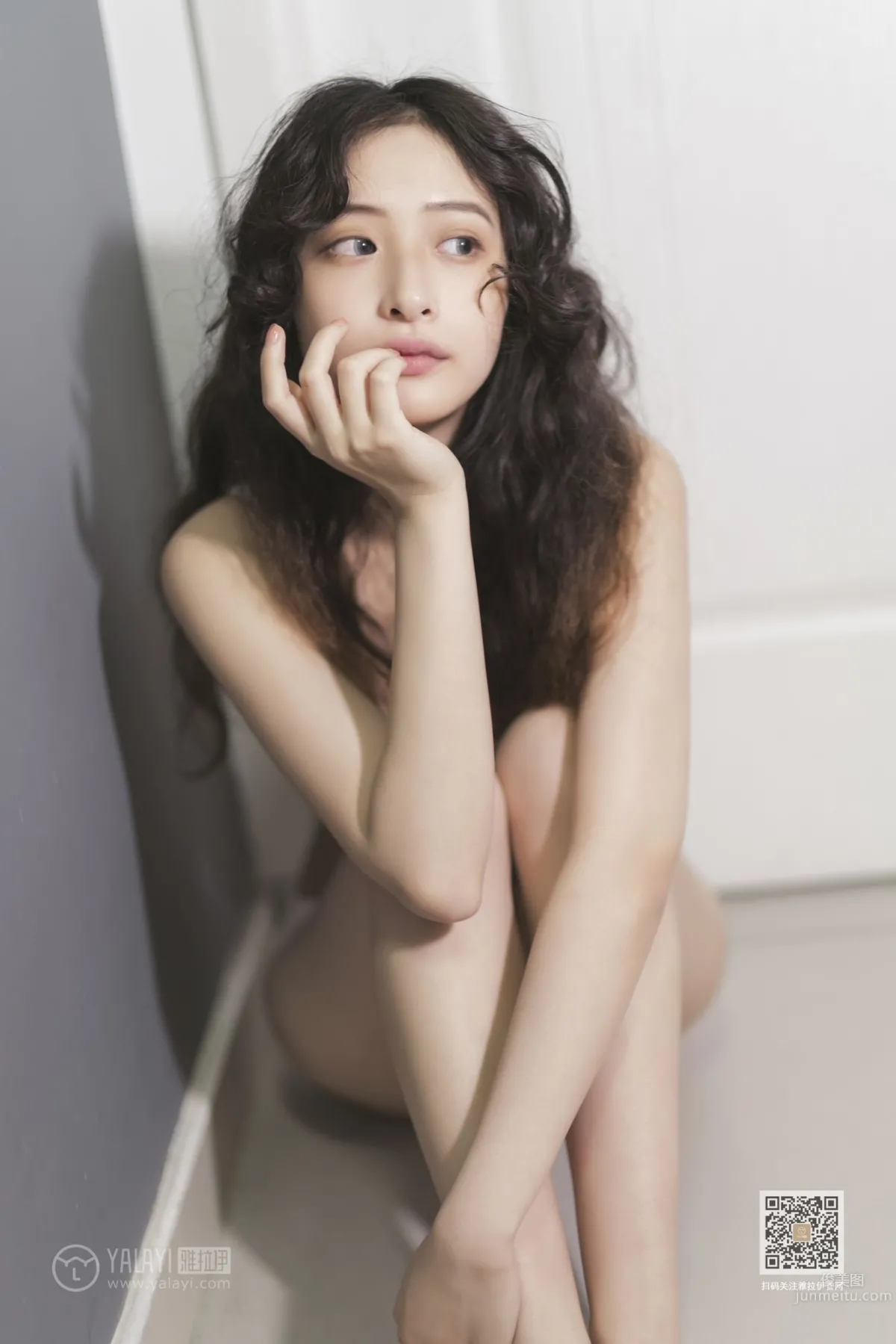 [YALAYI] 2019.11.23 No.474 Blowing Off the White Dress Xi Zi photo 38