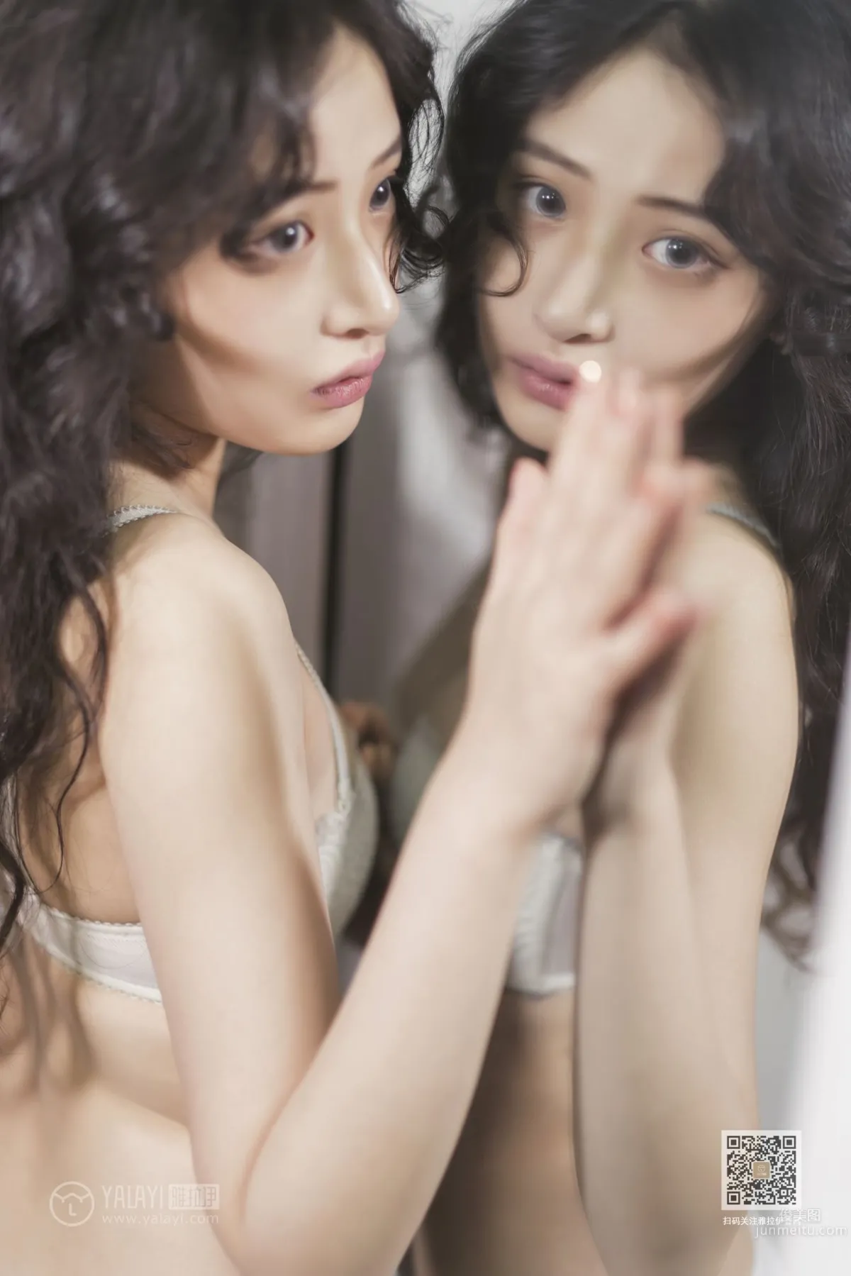 [YALAYI] 2019.11.23 No.474 Blowing Off the White Dress Xi Zi photo 17