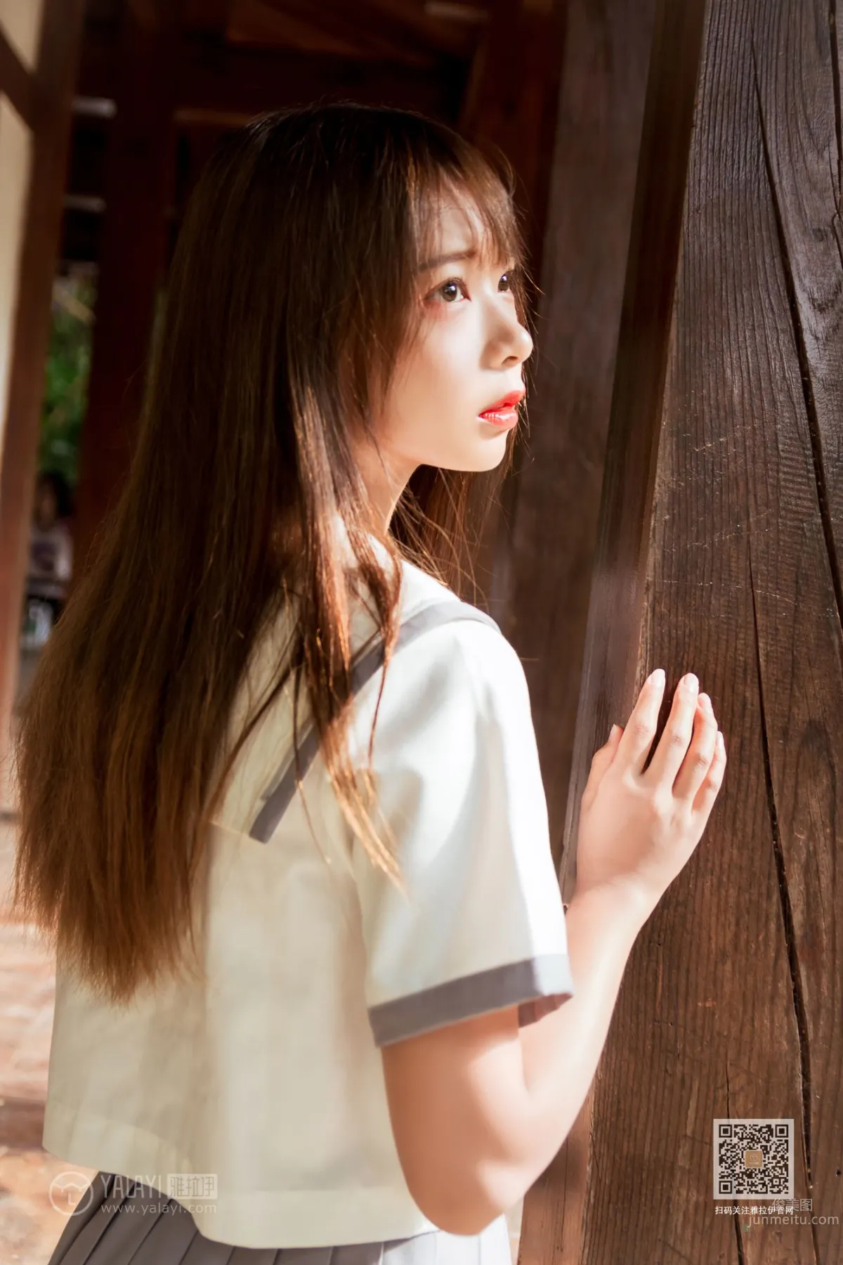 [YALAYI] 2019.11.22 No.471 Yuexiu Pleated Skirt Girl, A He photo 6