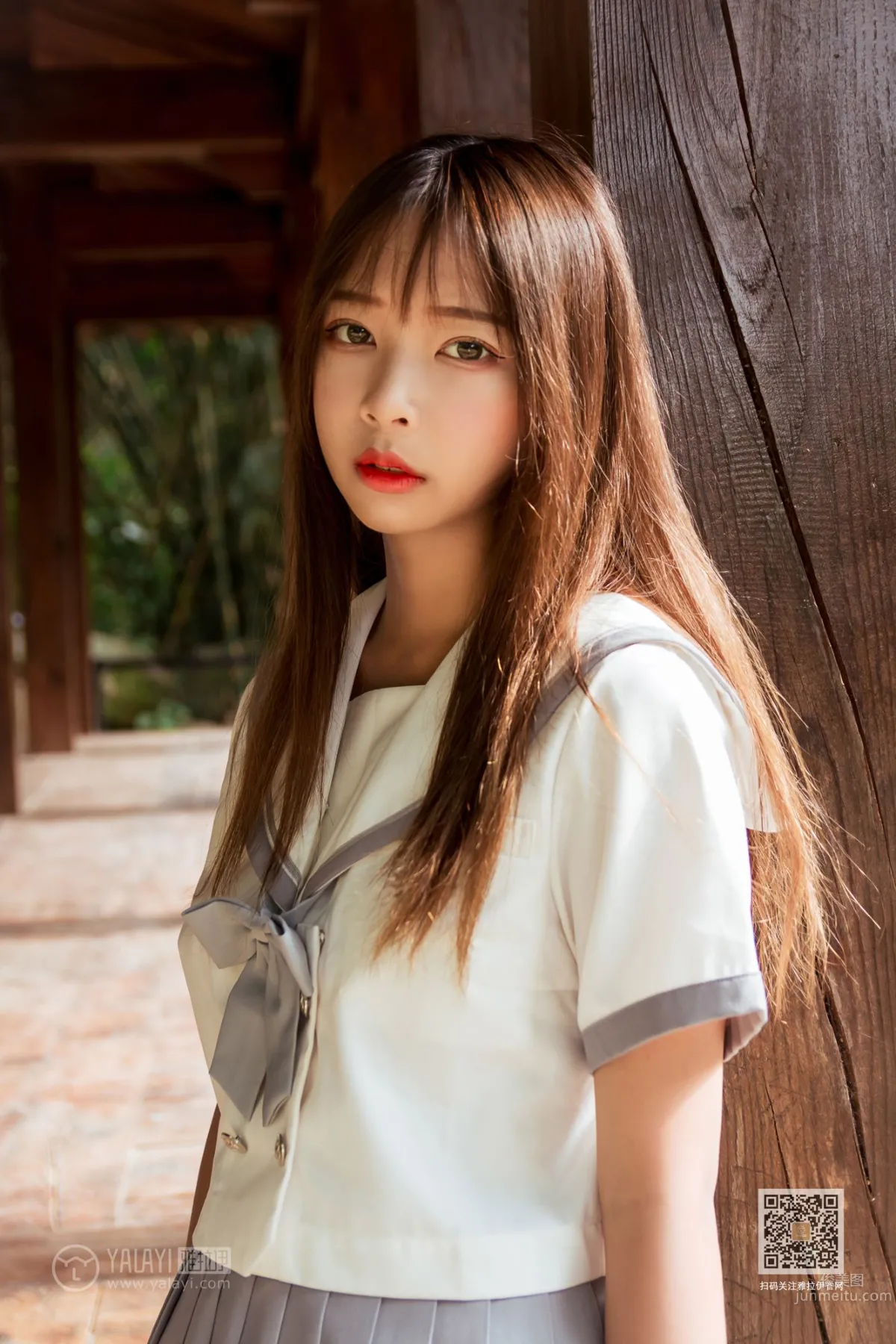 [YALAYI] 2019.11.22 No.471 Yuexiu Pleated Skirt Girl, A He photo 28