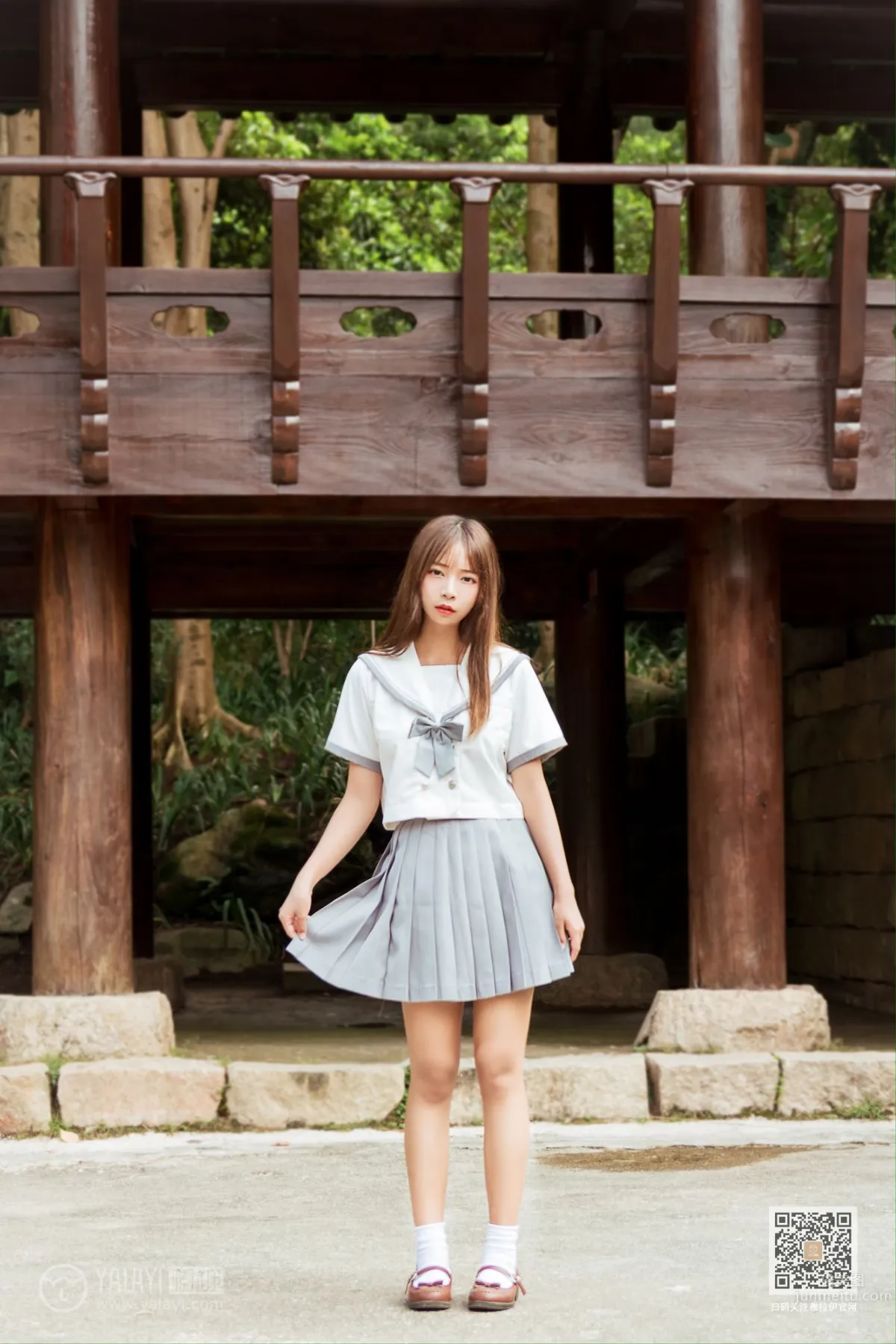 [YALAYI] 2019.11.22 No.471 Yuexiu Pleated Skirt Girl, A He photo 17