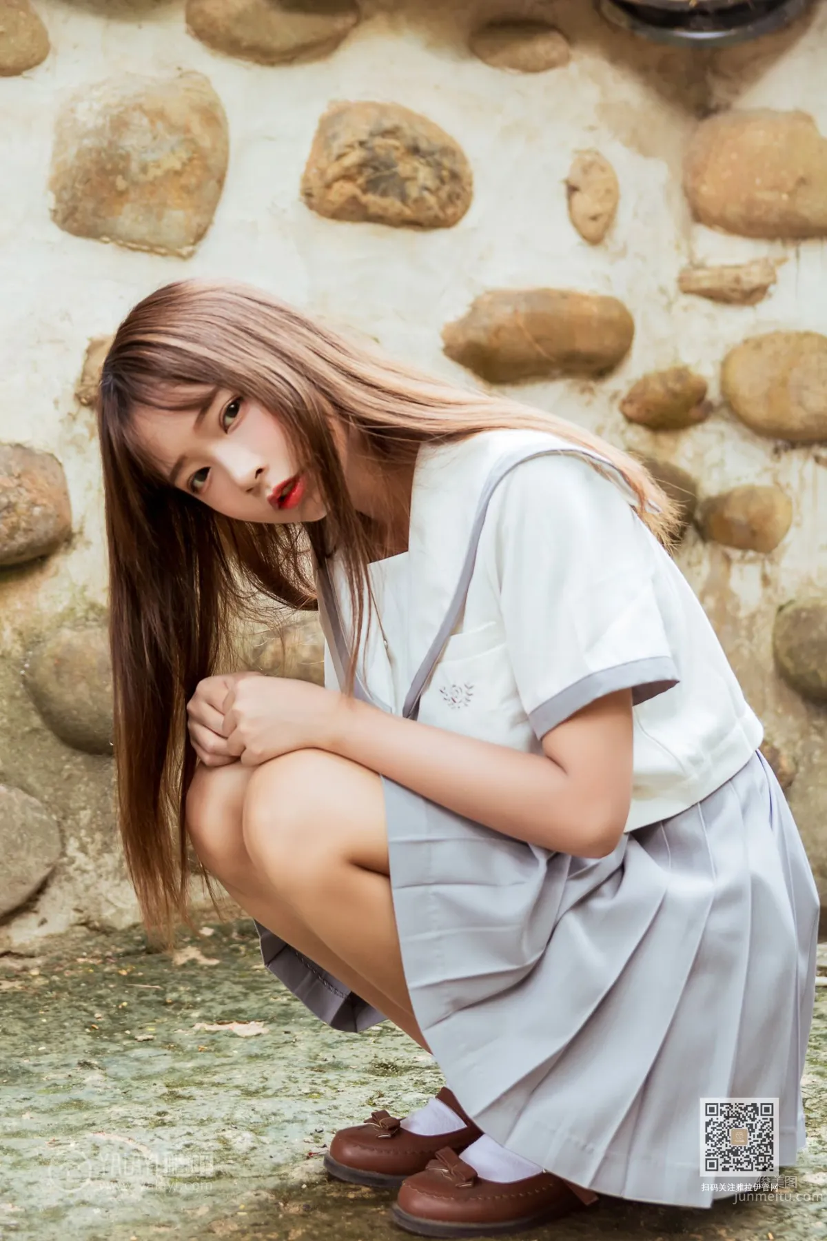 [YALAYI] 2019.11.22 No.471 Yuexiu Pleated Skirt Girl, A He photo 31