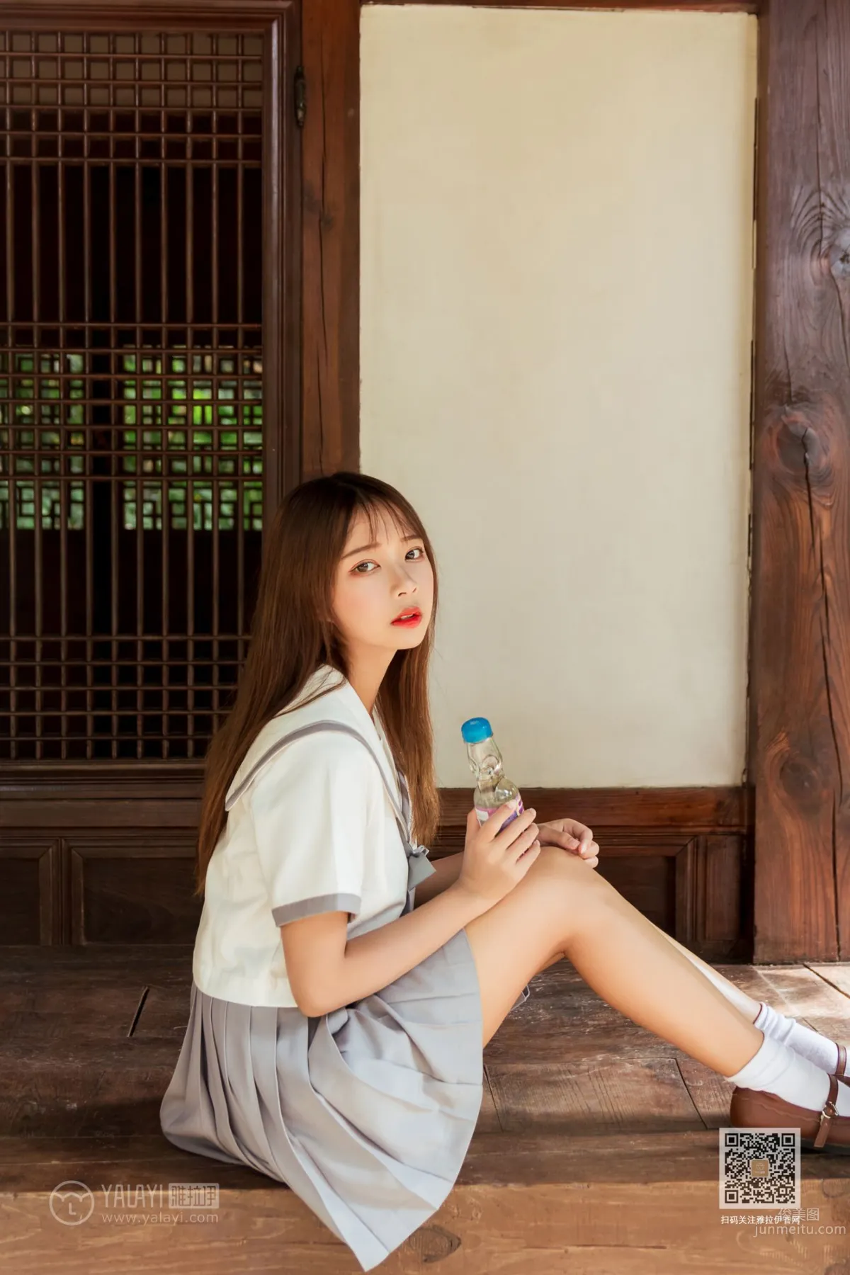 [YALAYI] 2019.11.22 No.471 Yuexiu Pleated Skirt Girl, A He photo 30