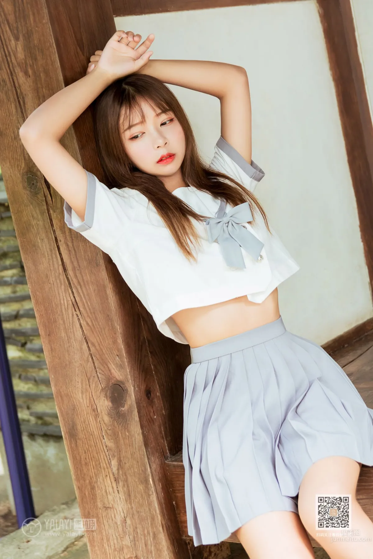 [YALAYI] 2019.11.22 No.471 Yuexiu Pleated Skirt Girl, A He photo 23