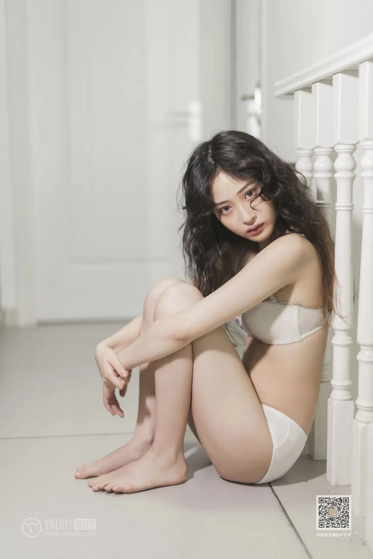 [YALAYI] 2019.11.23 No.474 Blowing Off the White Dress Xi Zi photo 42
