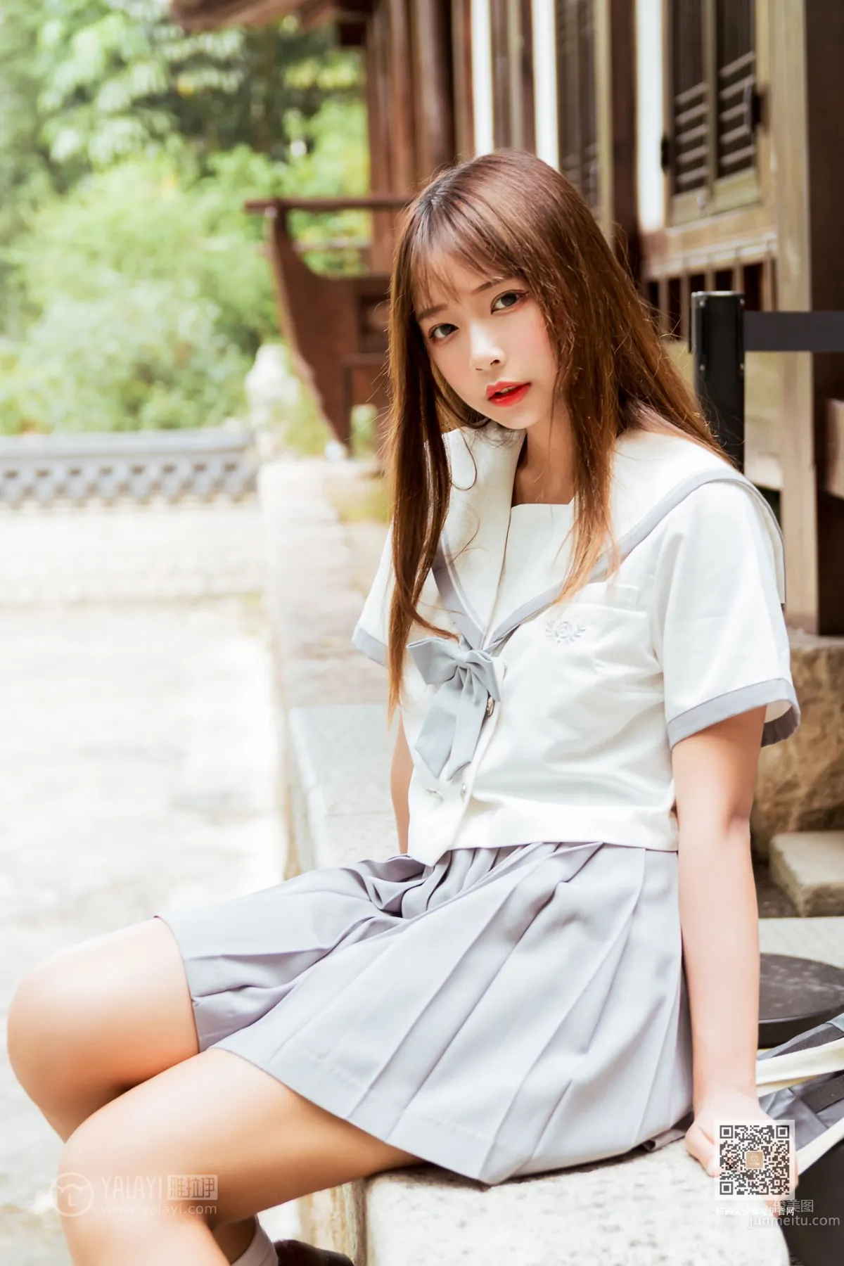 [YALAYI] 2019.11.22 No.471 Yuexiu Pleated Skirt Girl, A He photo 15