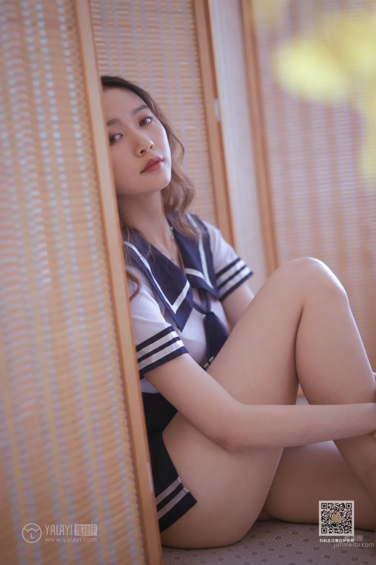 [YALAYI雅拉伊] 2019.10.23 No.438 美女與水手服 曉琳 16