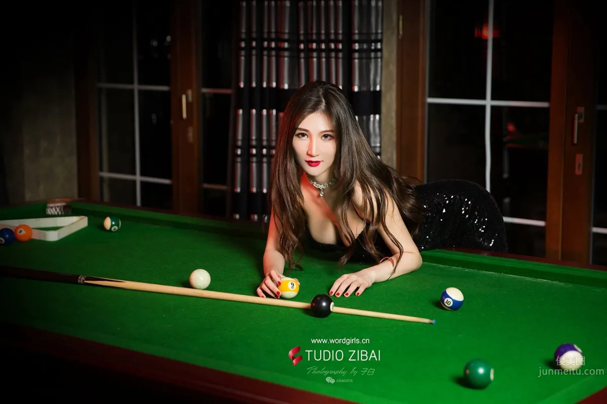 [TouTiao Goddess] 2019-10-20 Billiards Prodigy Xuan Zi photo 5
