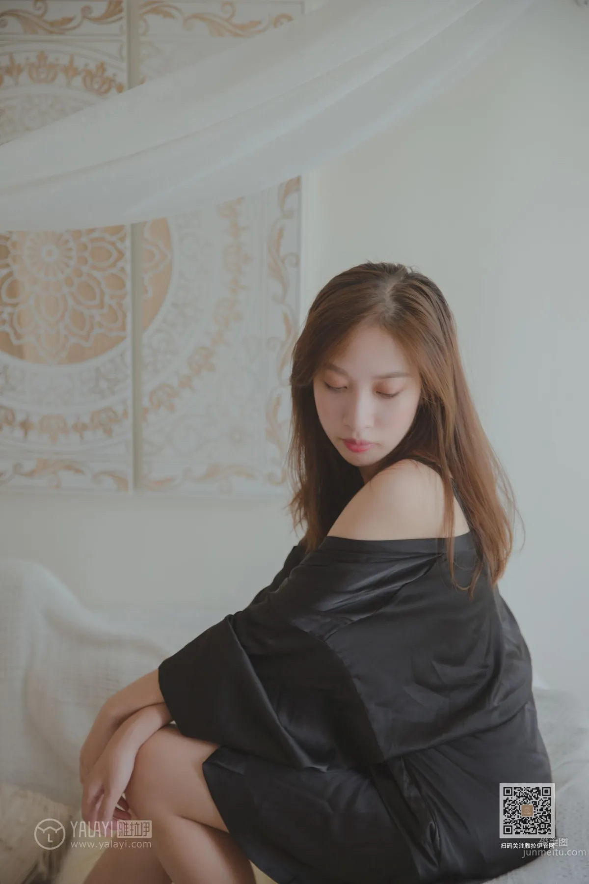 [YALAYI] 2019.09.30 Vol.416 Black and White Lan Xin photo 14
