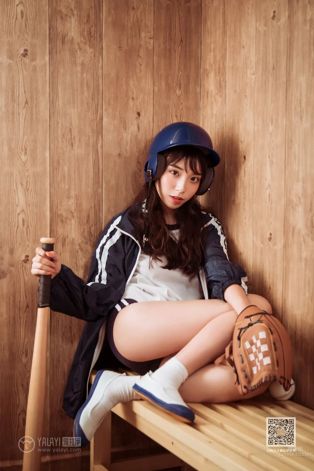 [YALAYI] 2019.09.21 No.407 Beautiful Baseball Player A Cheng photo 8