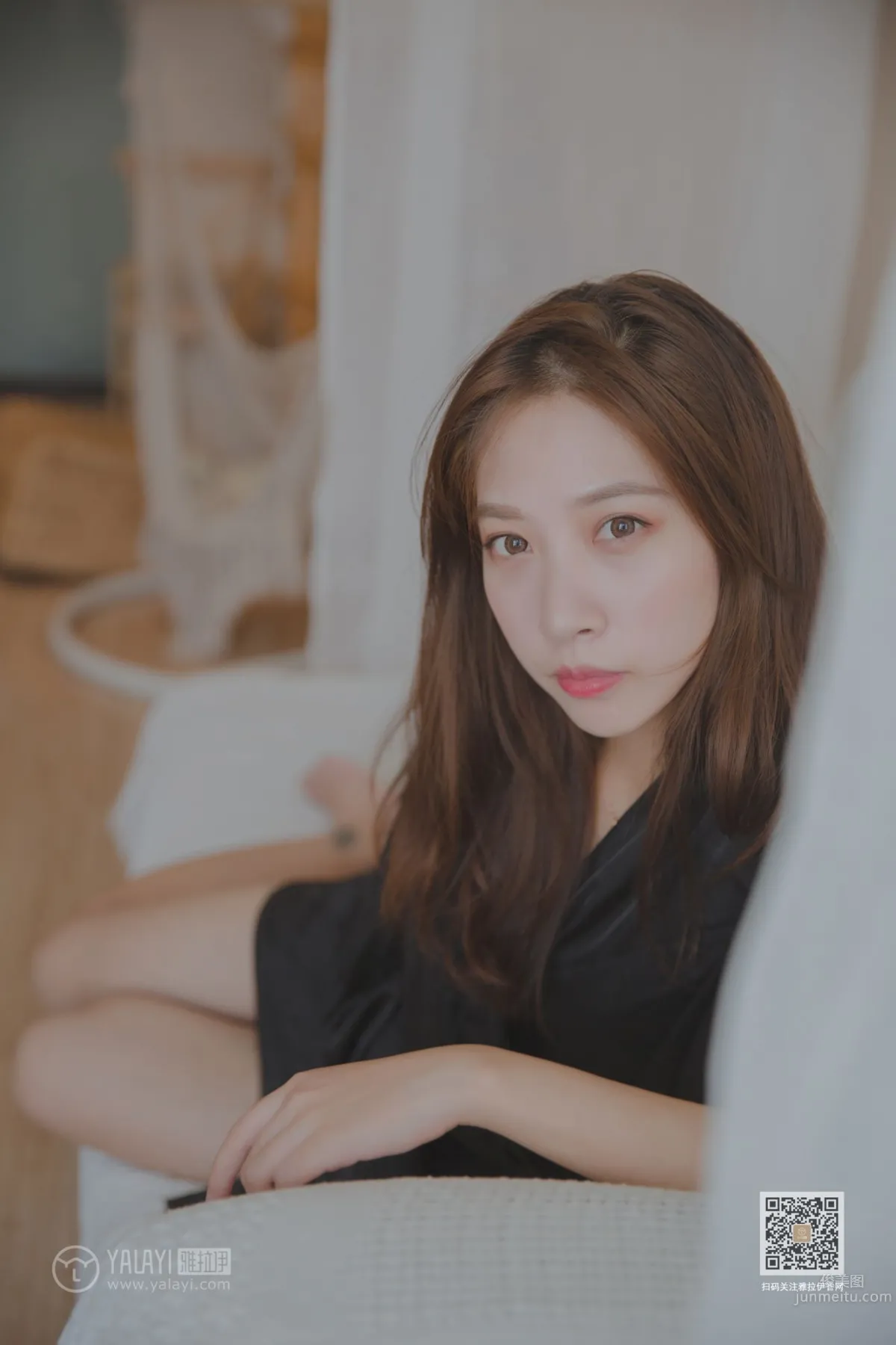 [YALAYI] 2019.09.30 Vol.416 Black and White Lan Xin photo 5