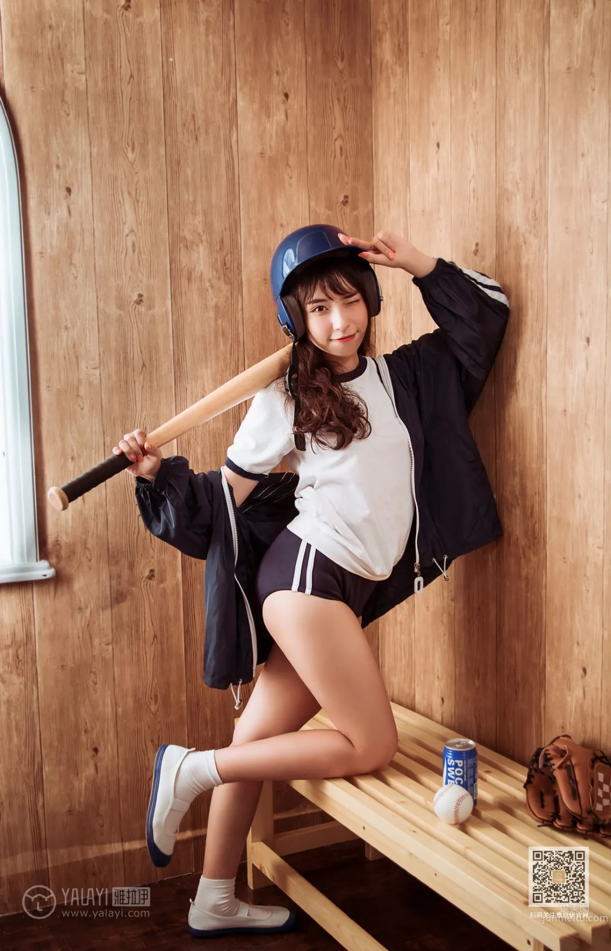 [YALAYI] 2019.09.21 No.407 Beautiful Baseball Player A Cheng photo 14