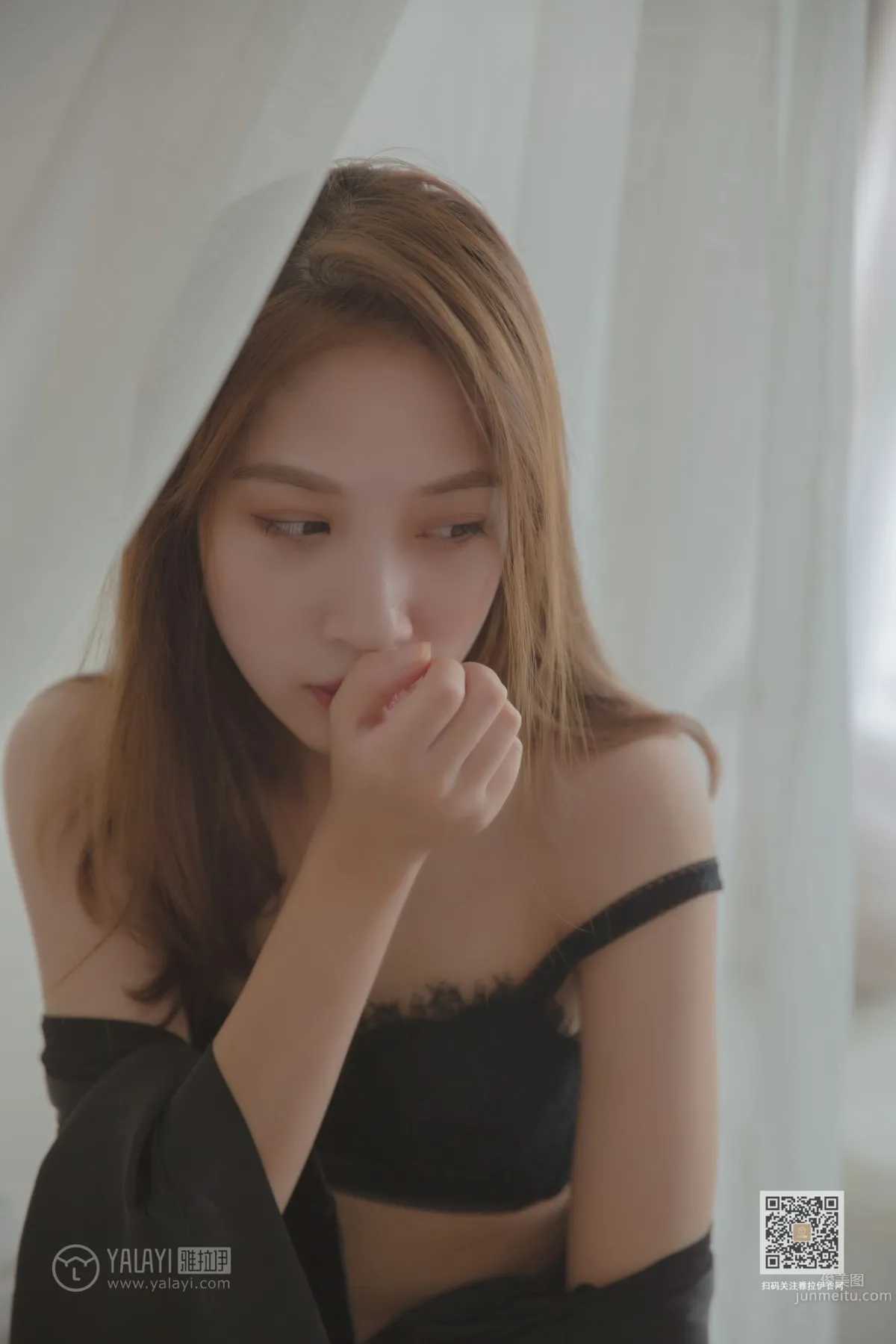 [YALAYI] 2019.09.30 Vol.416 Black and White Lan Xin photo 21