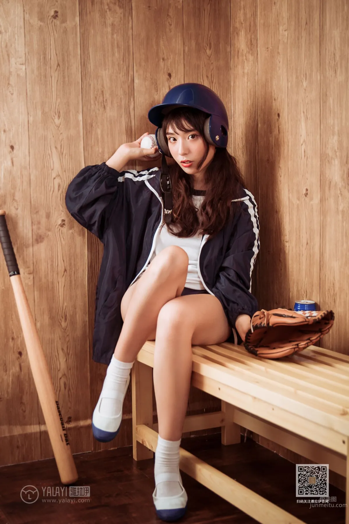 [YALAYI] 2019.09.21 No.407 Beautiful Baseball Player A Cheng photo 10