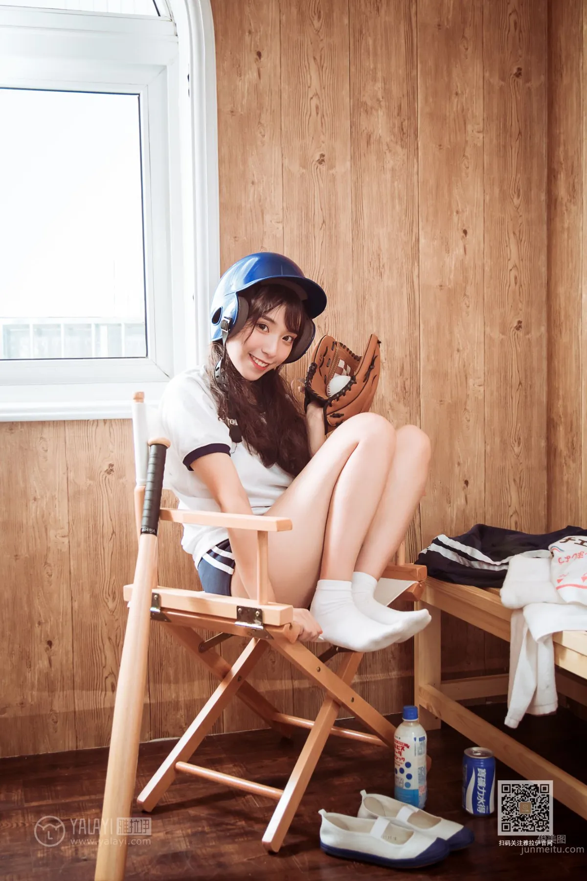 [YALAYI] 2019.09.21 No.407 Beautiful Baseball Player A Cheng photo 35