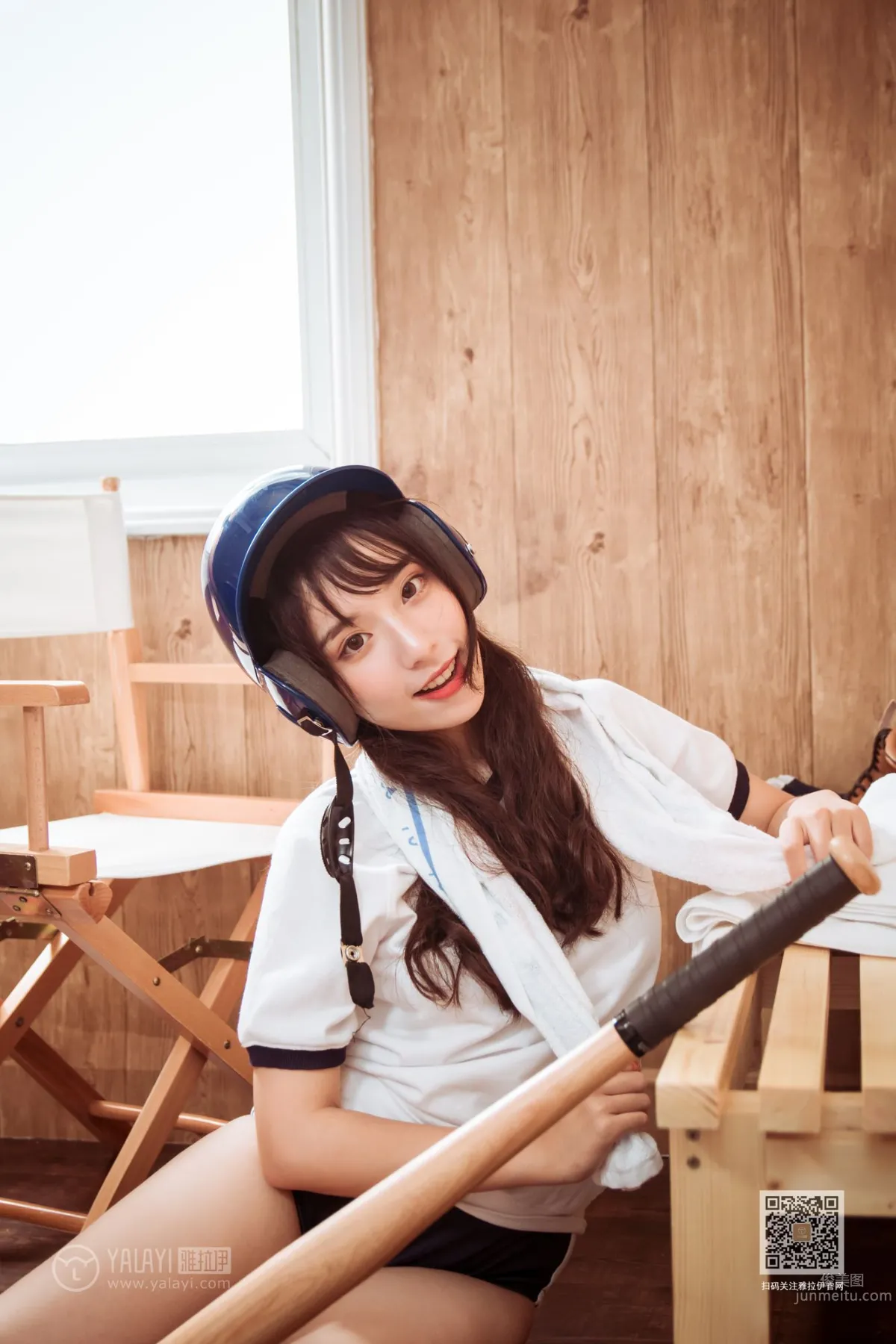 [YALAYI] 2019.09.21 No.407 Beautiful Baseball Player A Cheng photo 40