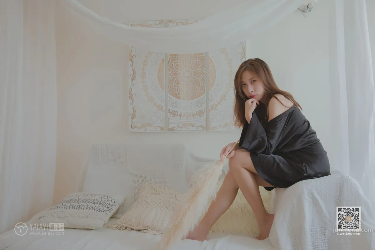 [YALAYI] 2019.09.30 Vol.416 Black and White Lan Xin photo 13