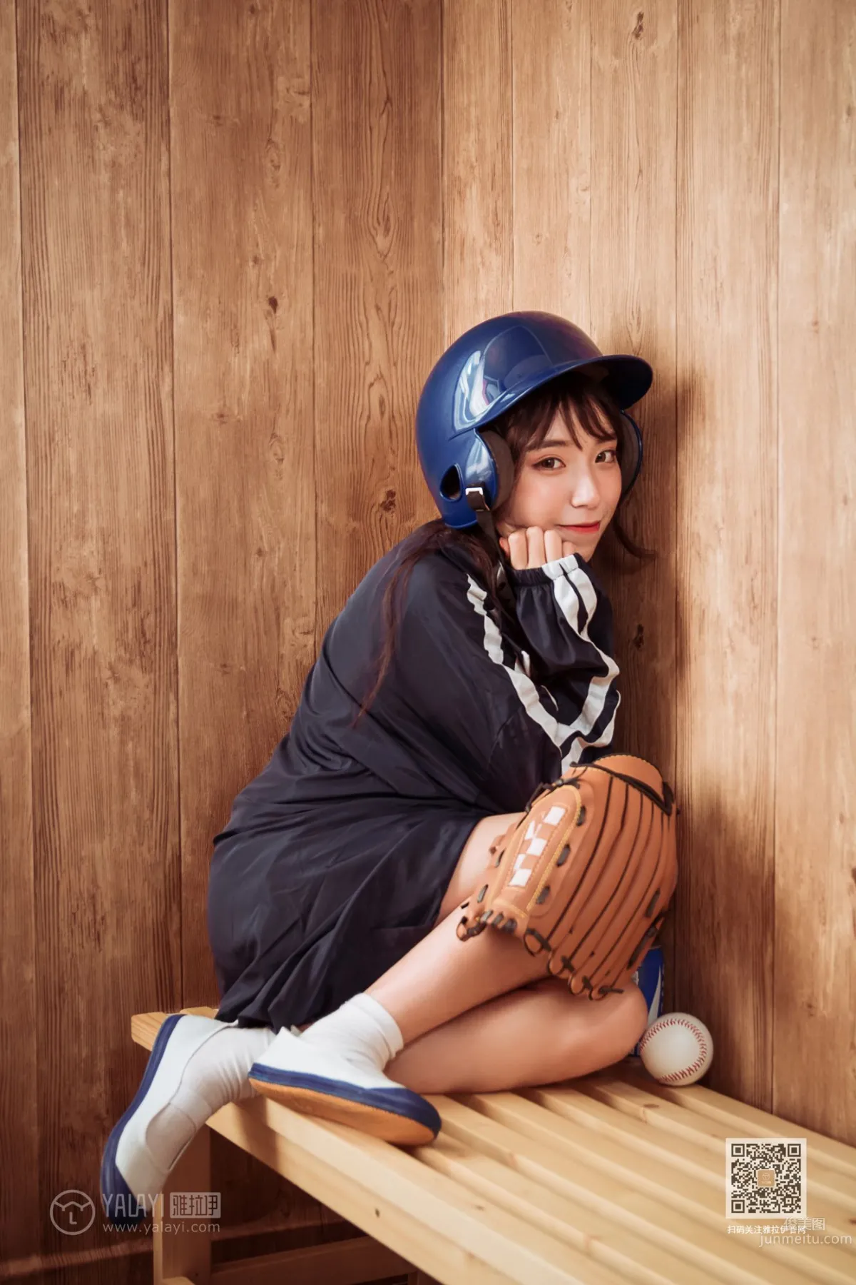 [YALAYI] 2019.09.21 No.407 Beautiful Baseball Player A Cheng photo 7