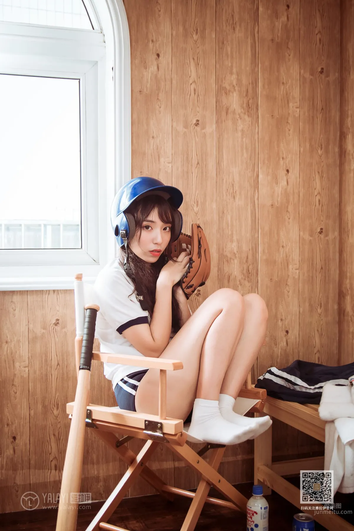 [YALAYI] 2019.09.21 No.407 Beautiful Baseball Player A Cheng photo 31