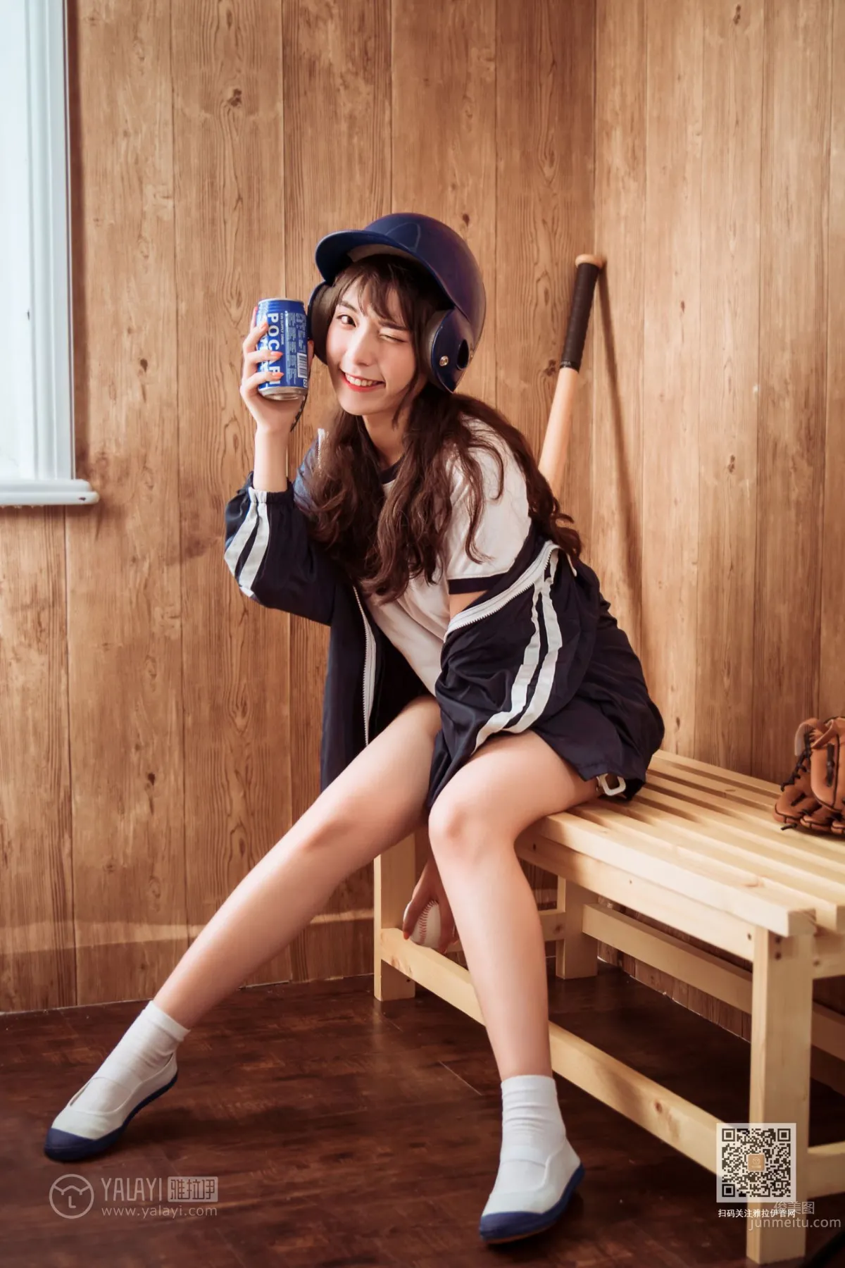 [YALAYI] 2019.09.21 No.407 Beautiful Baseball Player A Cheng photo 16
