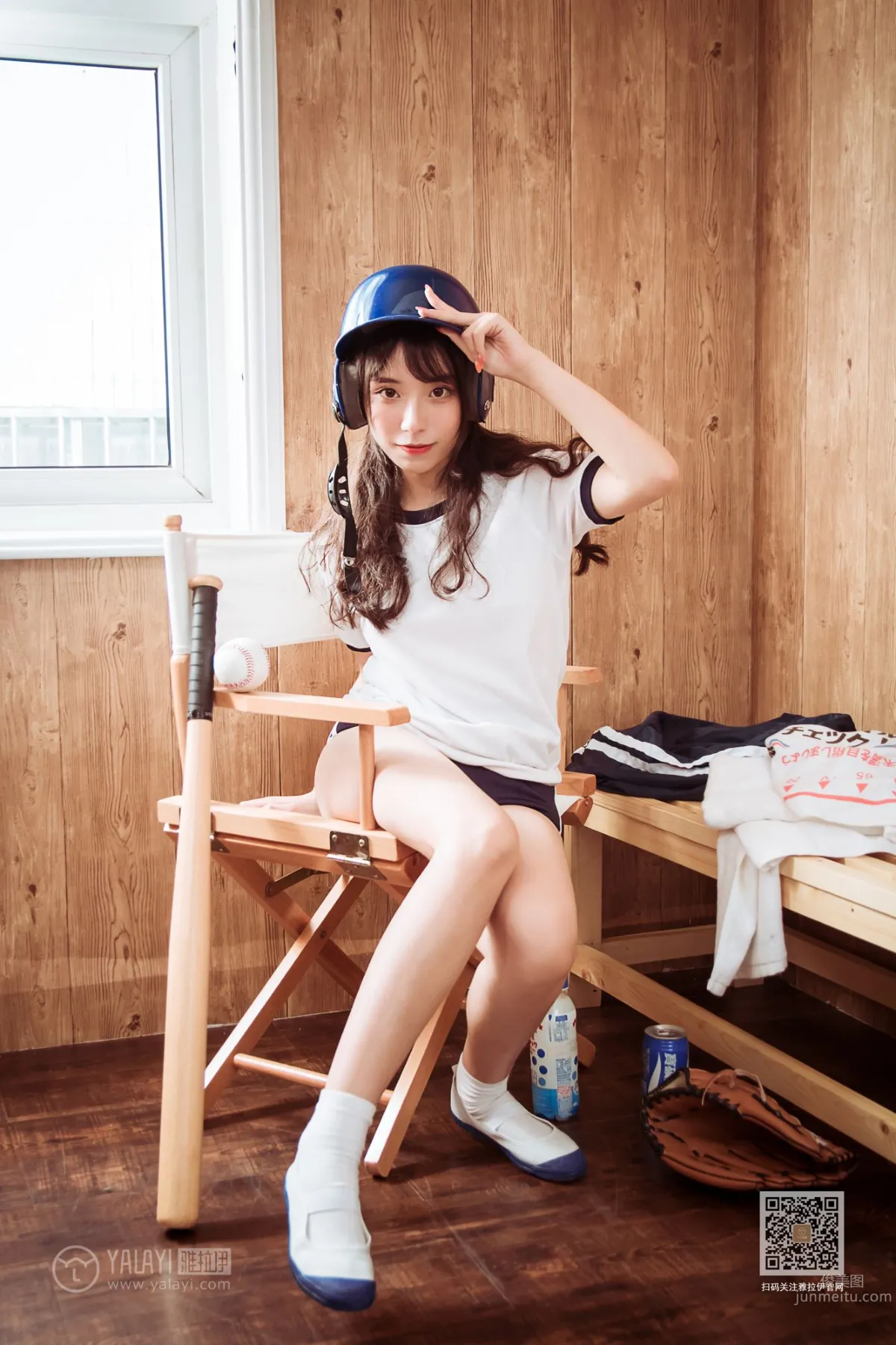 [YALAYI] 2019.09.21 No.407 Beautiful Baseball Player A Cheng photo 30