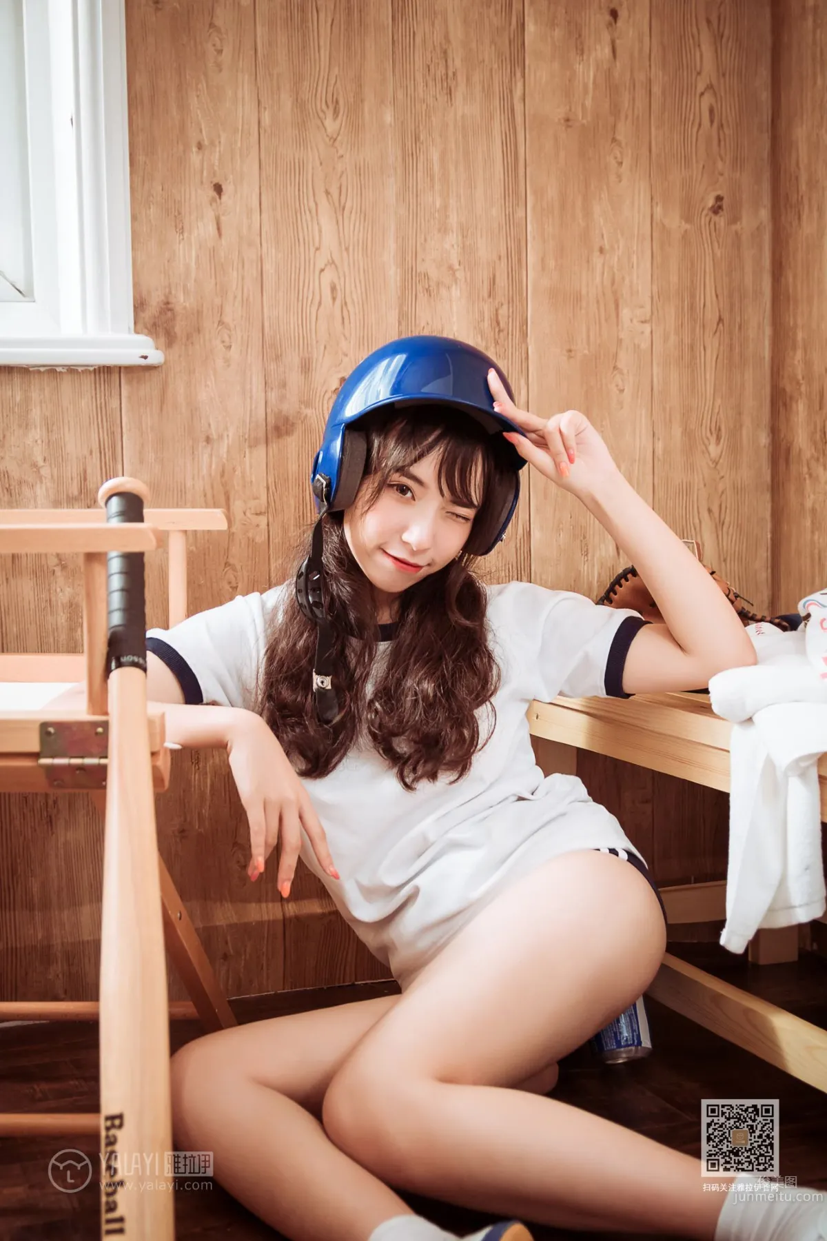 [YALAYI] 2019.09.21 No.407 Beautiful Baseball Player A Cheng photo 37