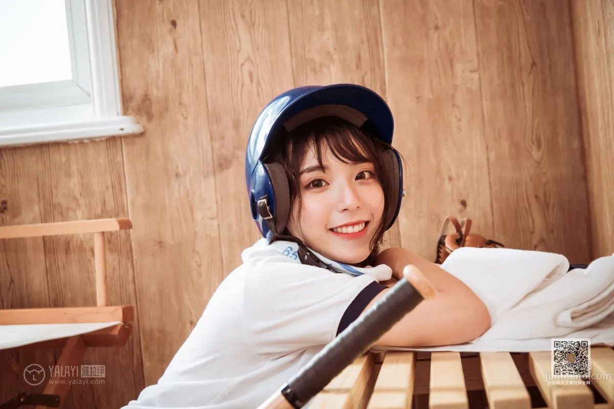 [YALAYI] 2019.09.21 No.407 Beautiful Baseball Player A Cheng photo 41