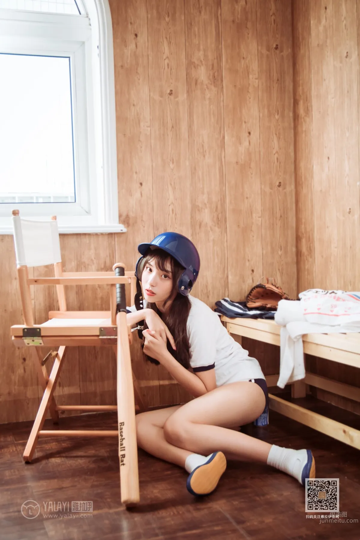 [YALAYI] 2019.09.21 No.407 Beautiful Baseball Player A Cheng photo 36