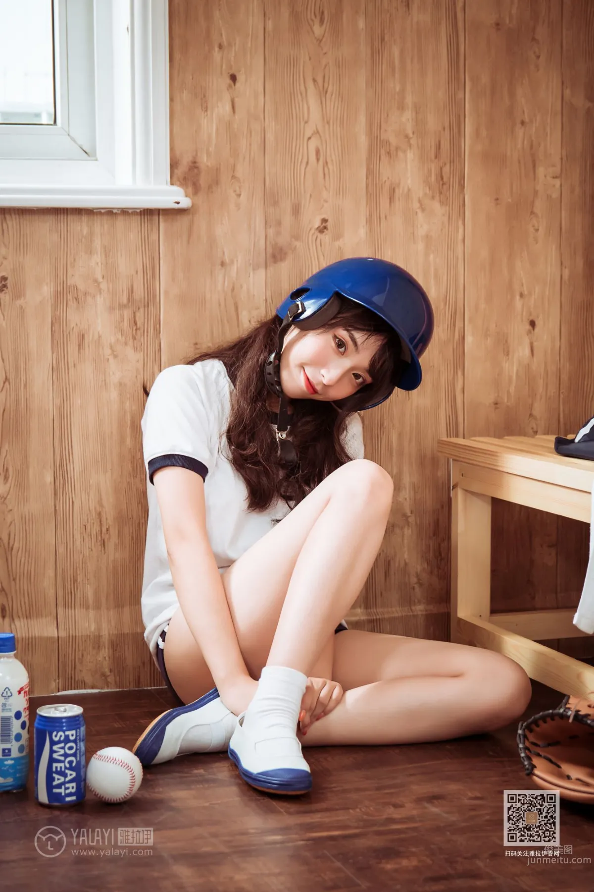 [YALAYI] 2019.09.21 No.407 Beautiful Baseball Player A Cheng photo 25