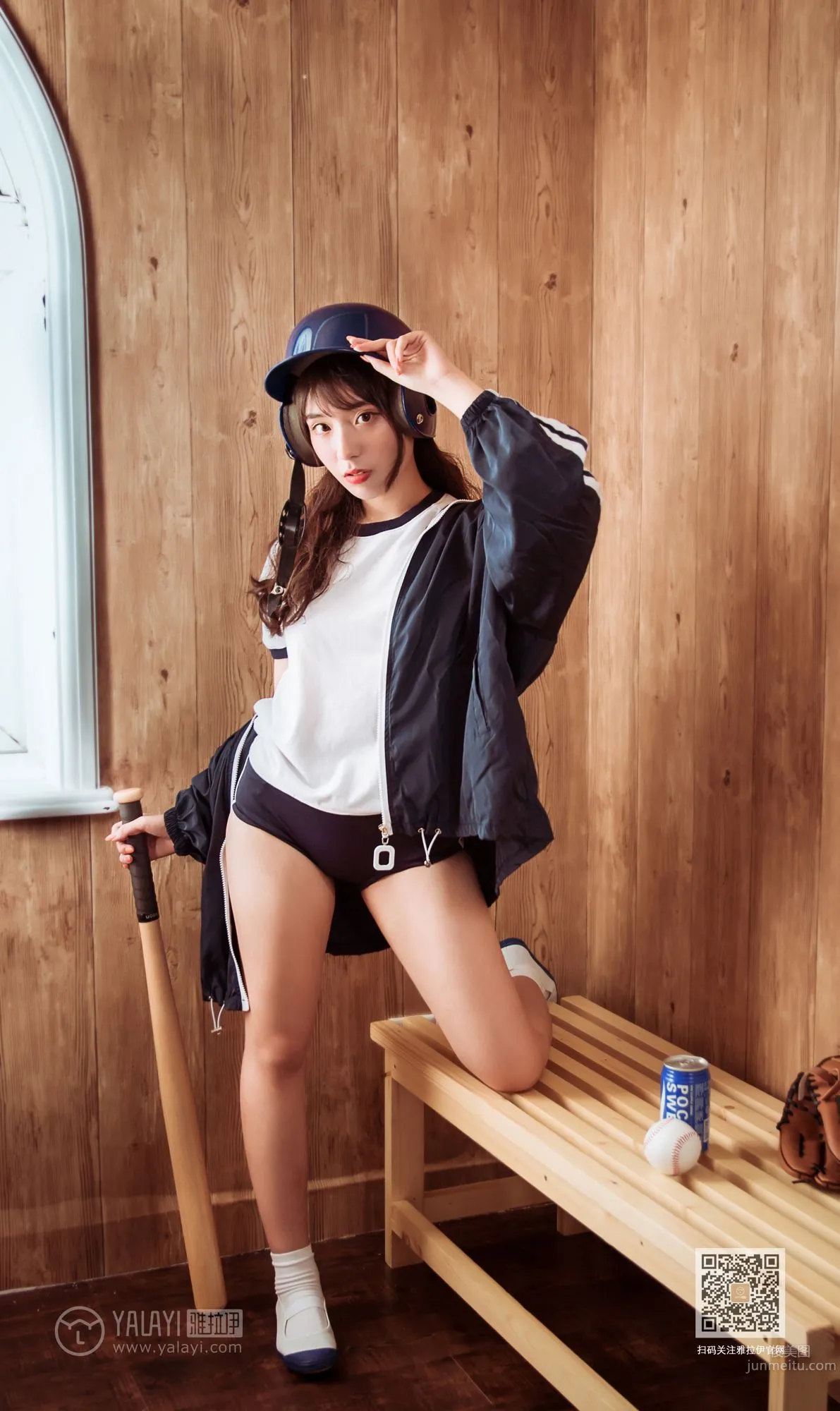 [YALAYI] 2019.09.21 No.407 Beautiful Baseball Player A Cheng photo 13