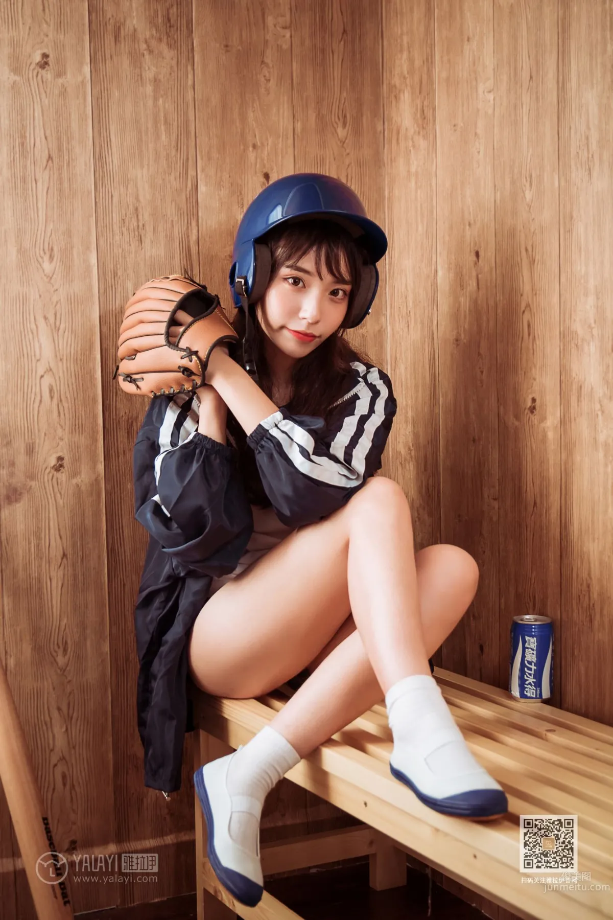 [YALAYI] 2019.09.21 No.407 Beautiful Baseball Player A Cheng photo 9